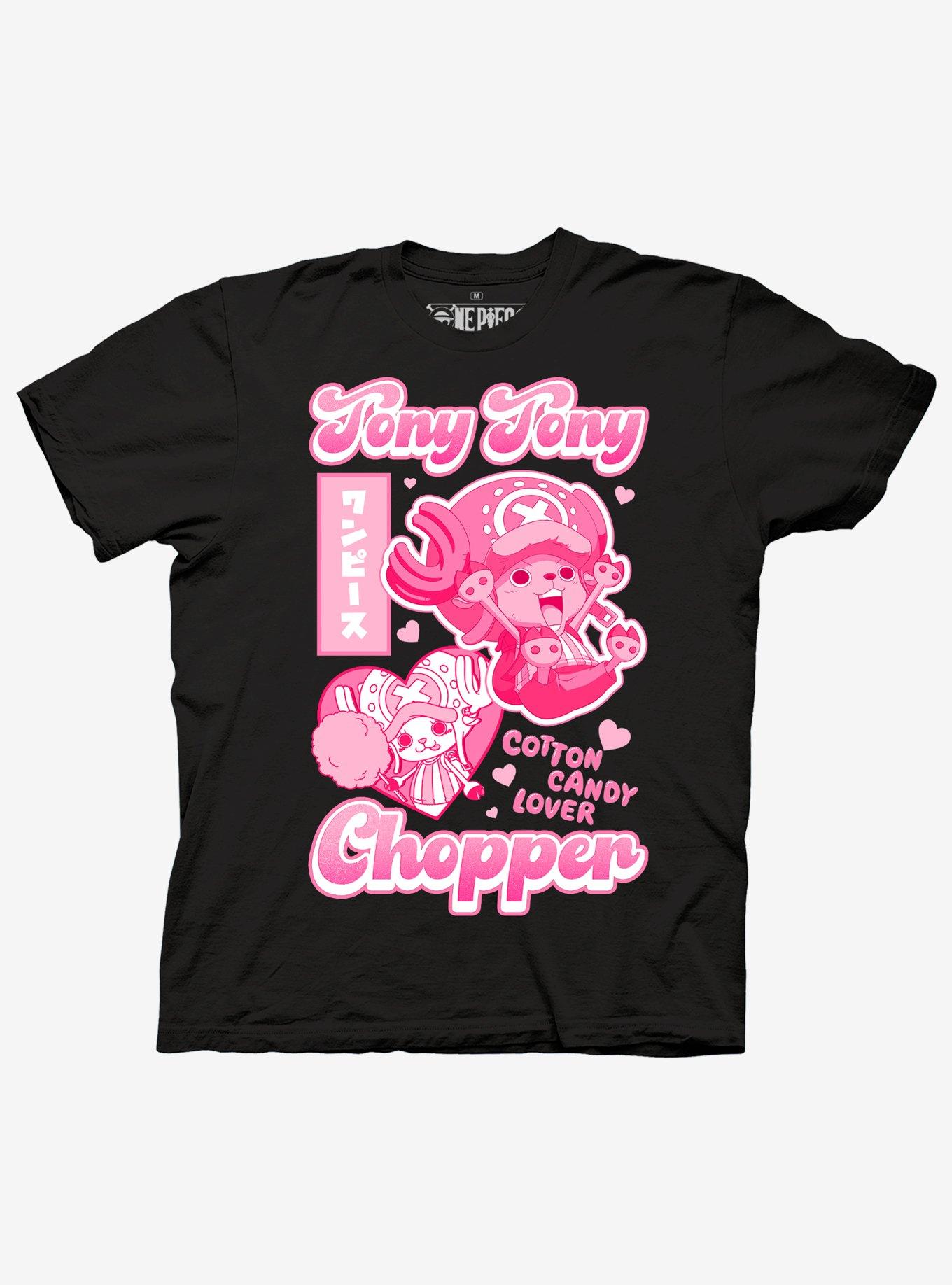 One Piece Chopper Cotton Candy Relaxed Fit Girls T-Shirt