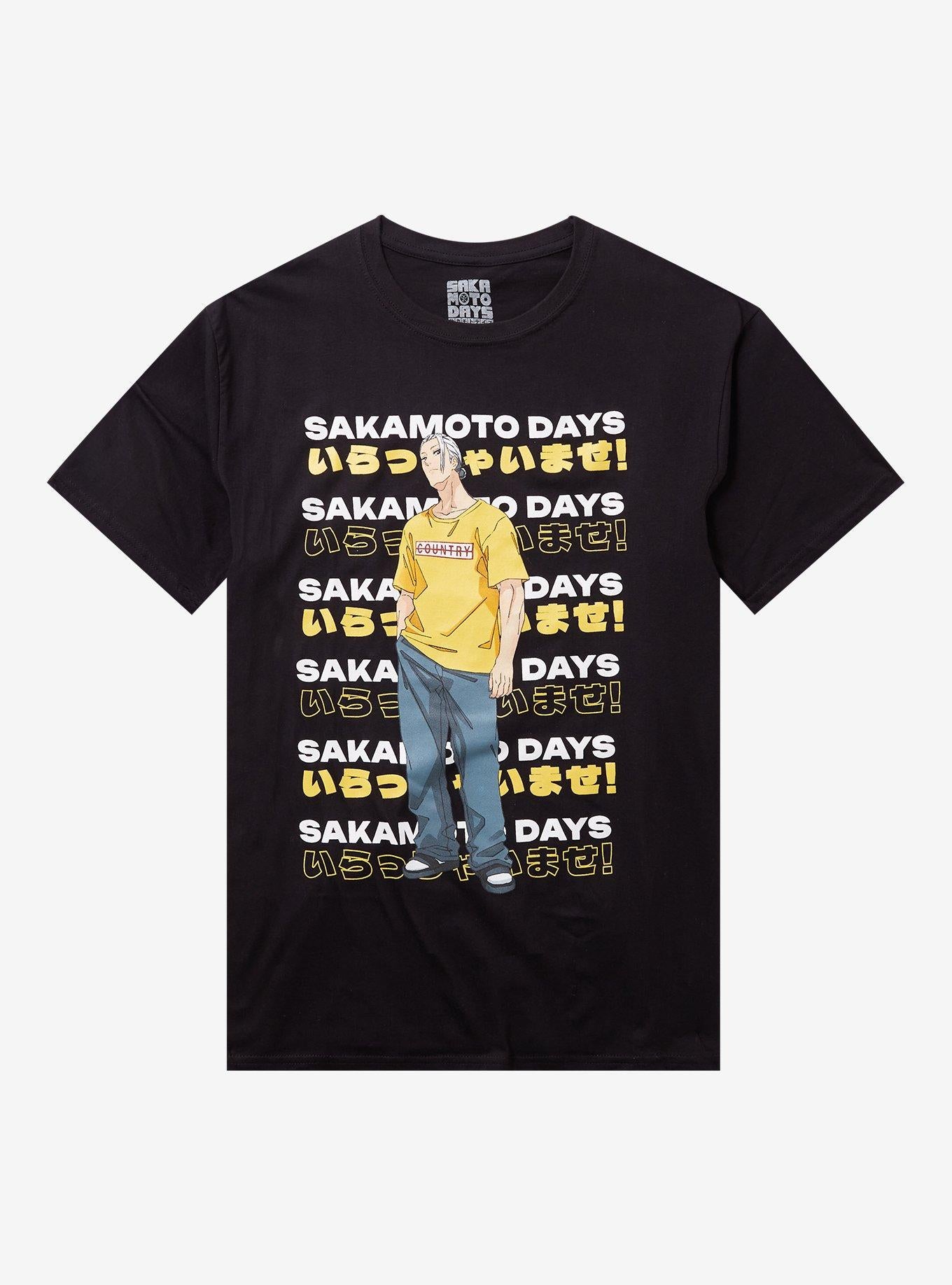Sakamoto Days Welcome Repeat Boyfriend Fit Girls T-Shirt