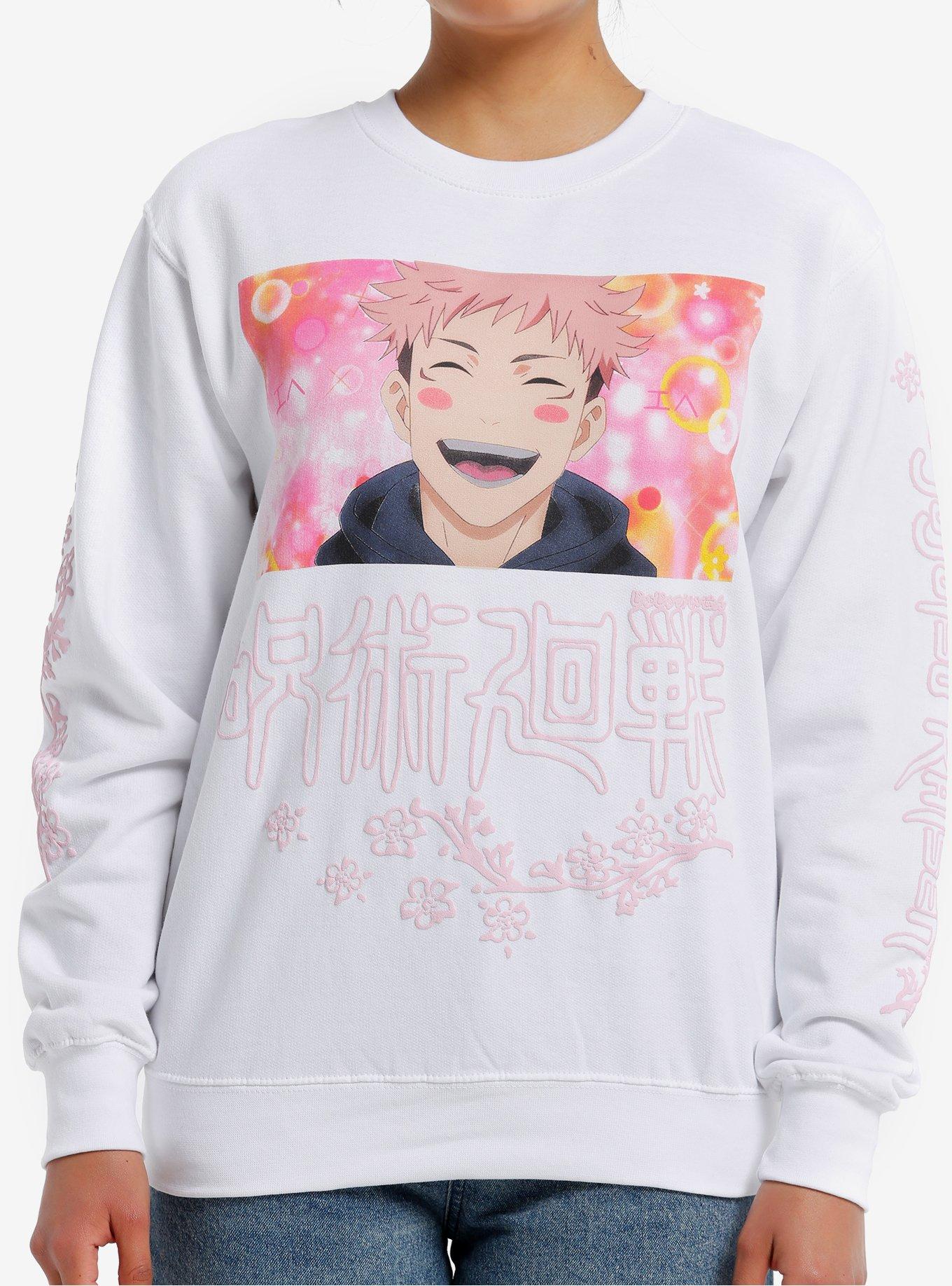 Jujutsu Kaisen Yuji Smile Girls Sweatshirt