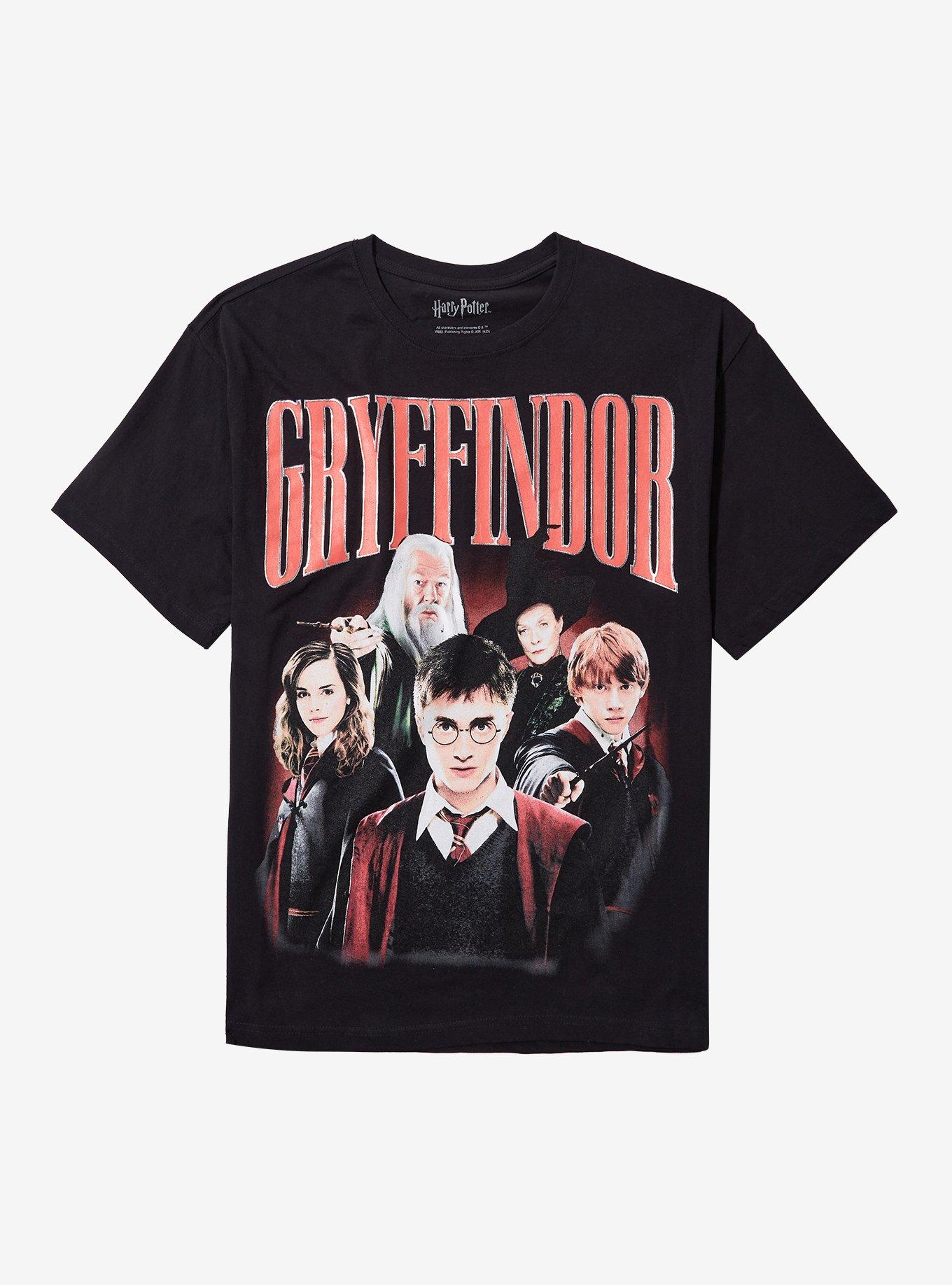 Harry Potter Gryffindor Collage Boyfriend Fit Girls T-Shirt