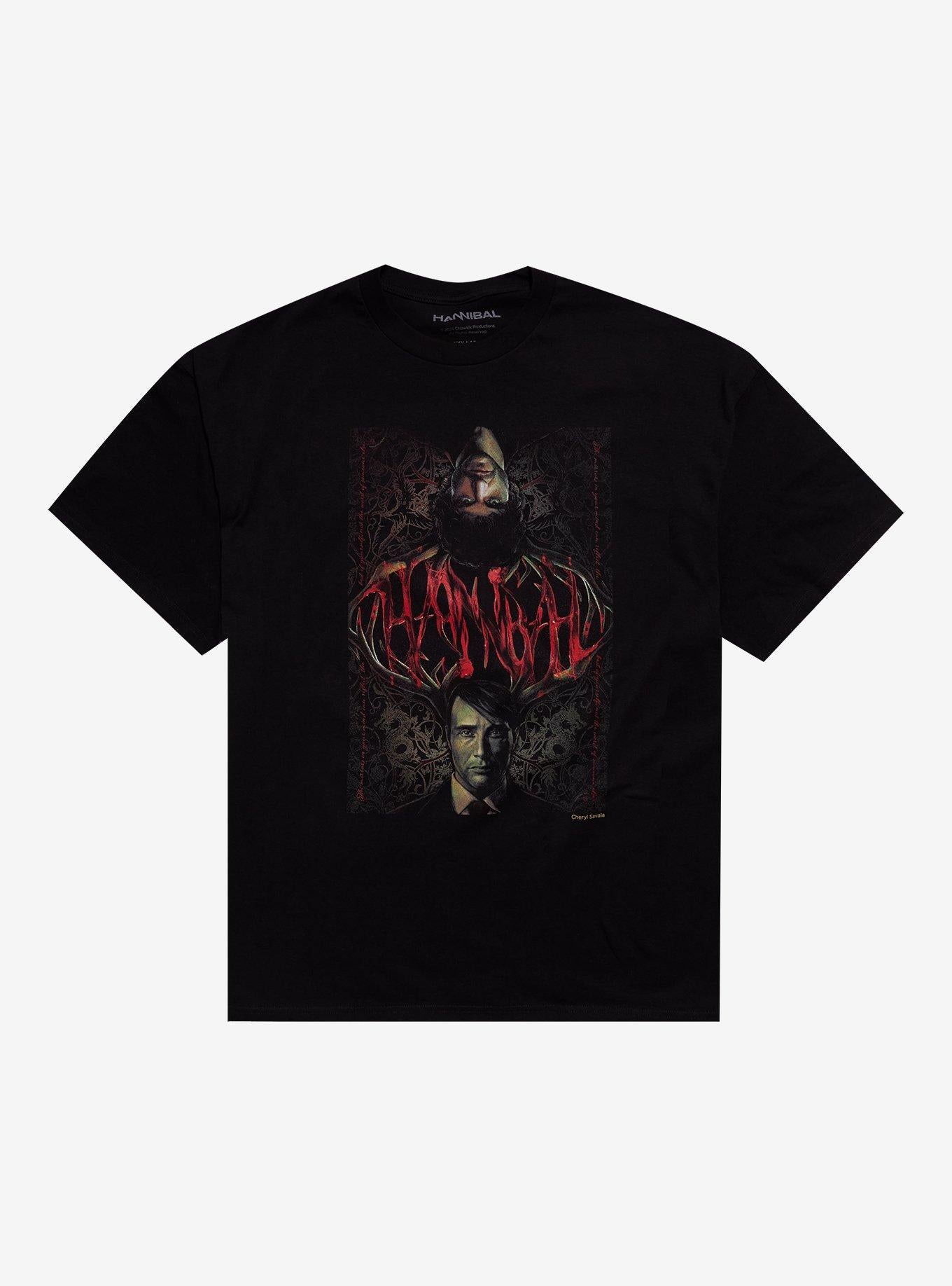 Hannibal Antlers Portrait T-Shirt