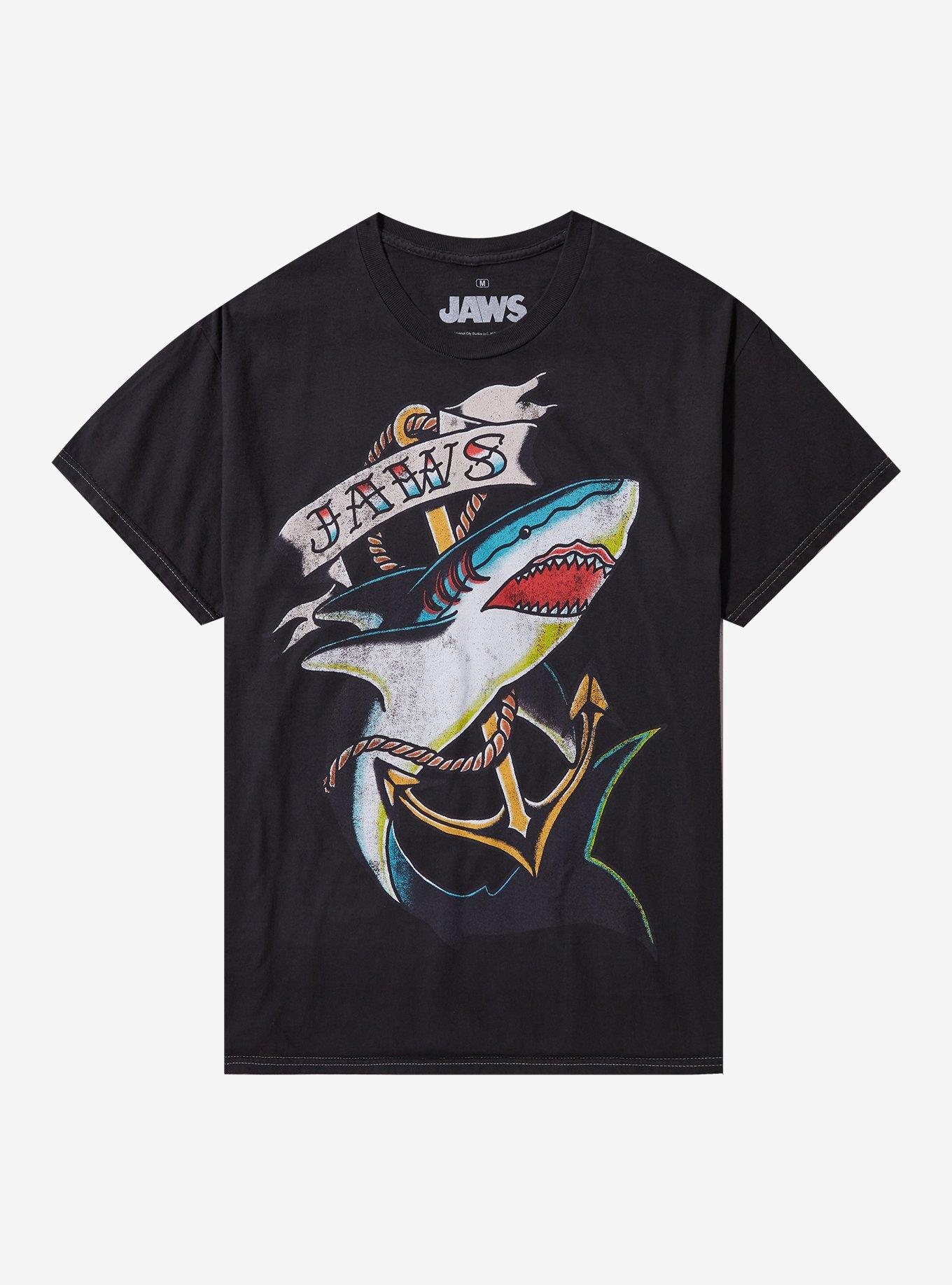 Jaws Tattoo Print T-Shirt