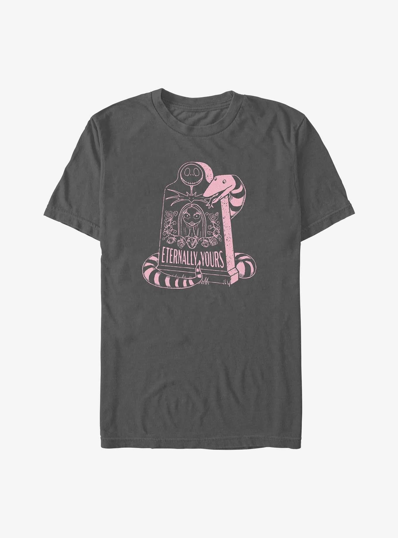 The Nightmare Before Christmas Eternally Yours Garment Dye TShirt T-Shirt | Fan Favorite Artwork | Great For Christmas Season