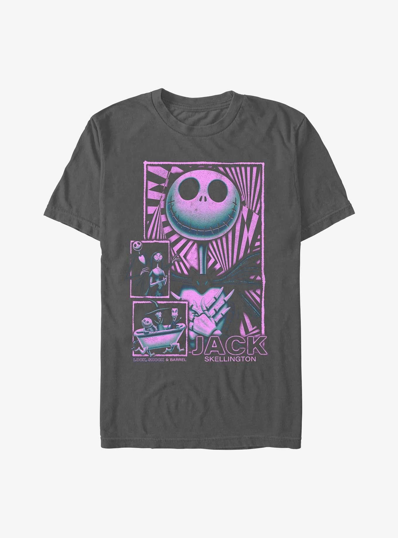 The Nightmare Before Christmas Bright Portrait Garment Dye TShirt T-Shirt | Fan Favorite Artwork | Limited Christmas Style