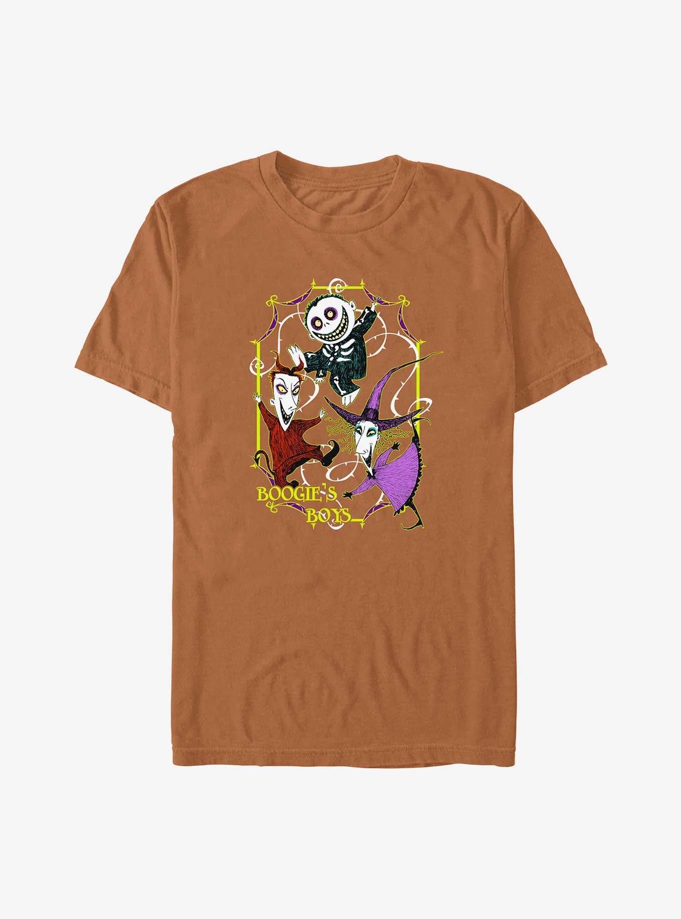 The Nightmare Before Christmas Boogie Gang Garment Dye TShirt T-Shirt | High-Quality Print | Perfect For Daily Wear