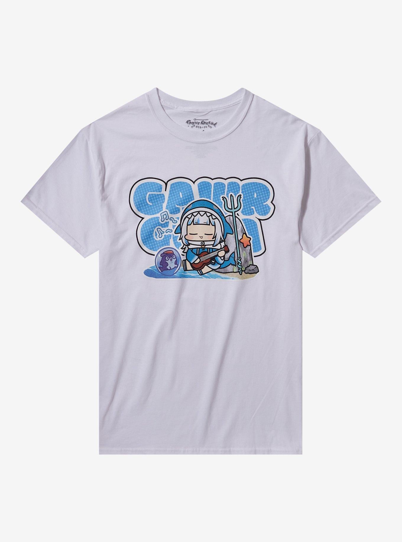 Gawr Gura Chibi Ukulele T-Shirt