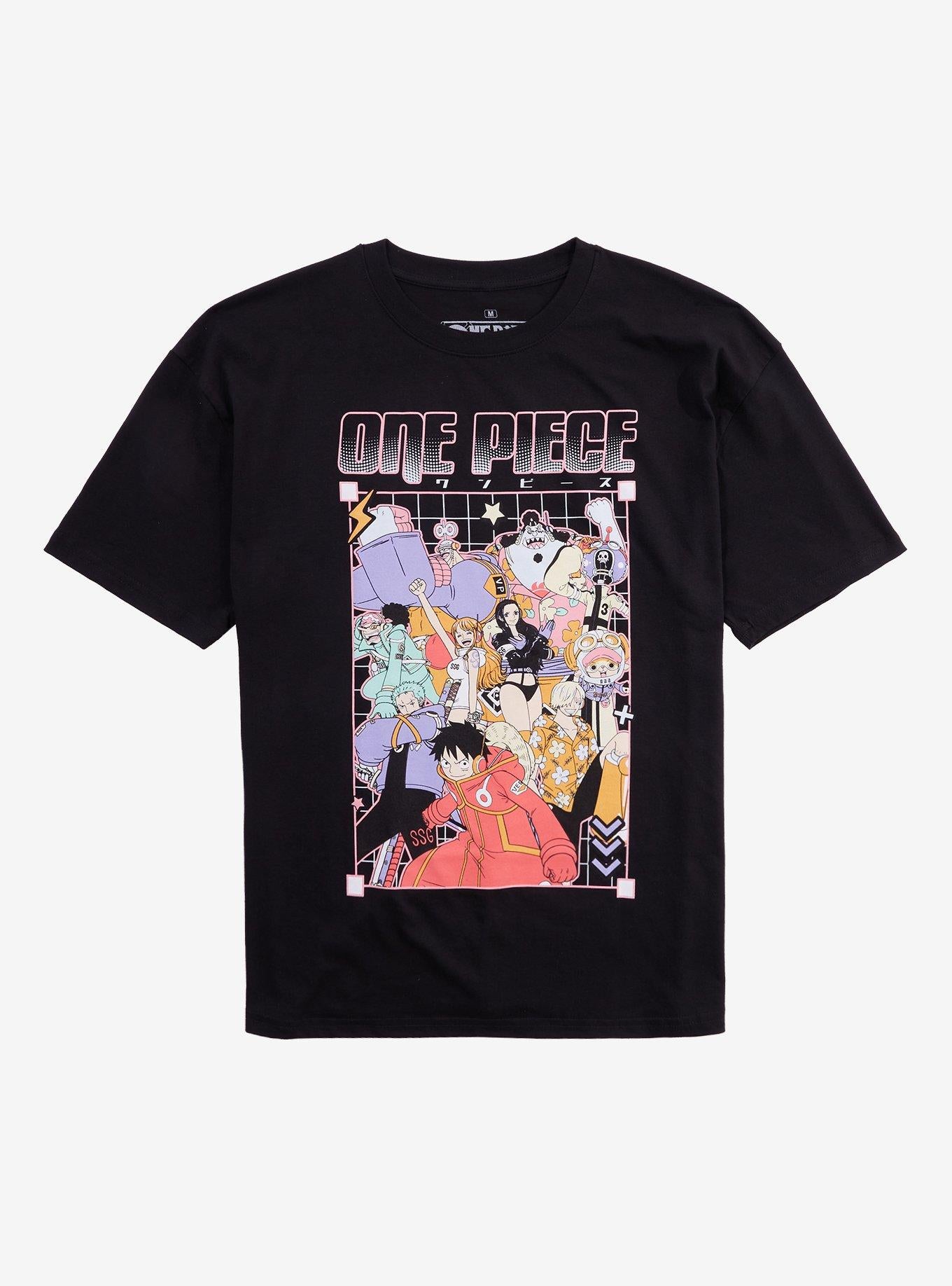 One Piece Egghead Group Print Girls T-Shirt