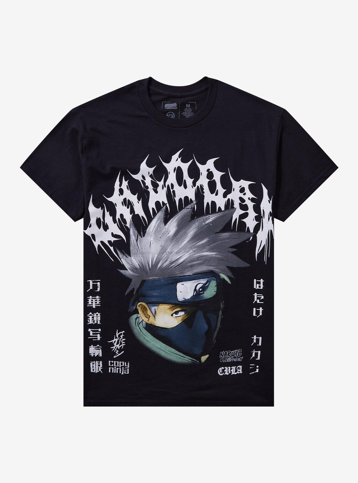 CVLA X Naruto Shippuden Kakashi Metal T-Shirt