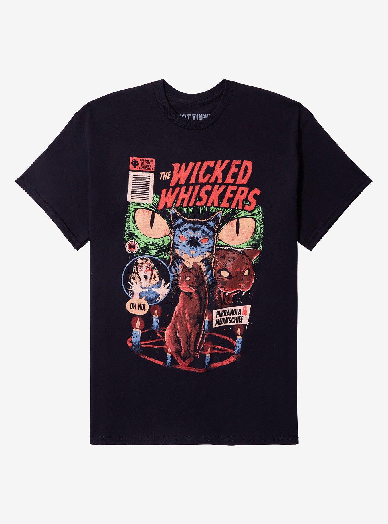 The Wicked Whiskers Meow Comic TShirt By Eduely Graphic Tee | Graphic Tee | Unisex Shirt | Perfect Gift for Fans