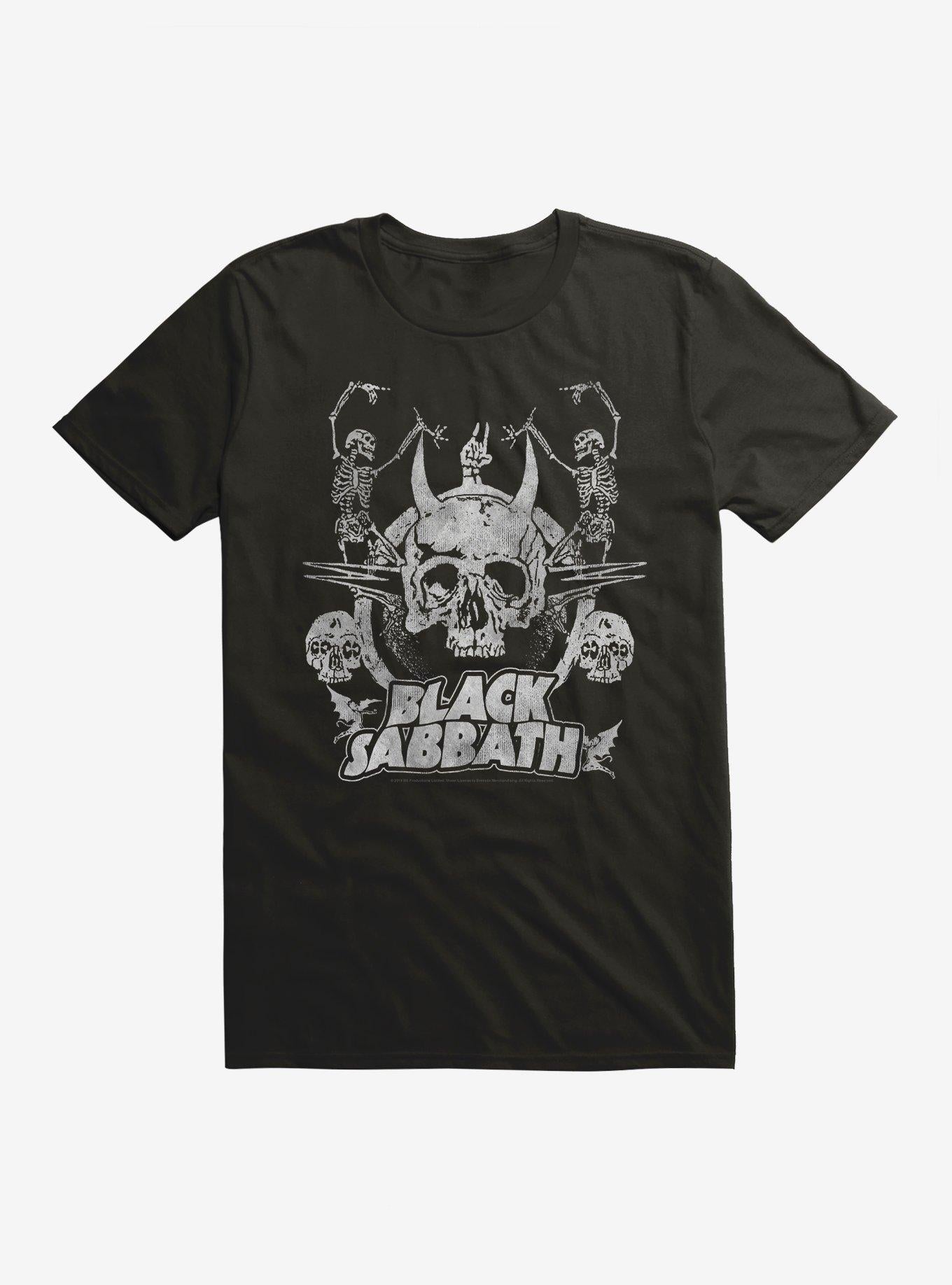 Black Sabbath Dancing Skeletons Extra Soft TShirt T-Shirt | High-Quality Print | Trending Festive Apparel