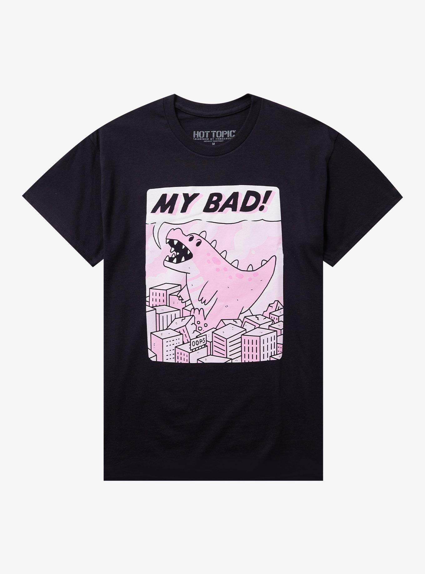 Kaiju My Bad T-Shirt By TimeCowboy