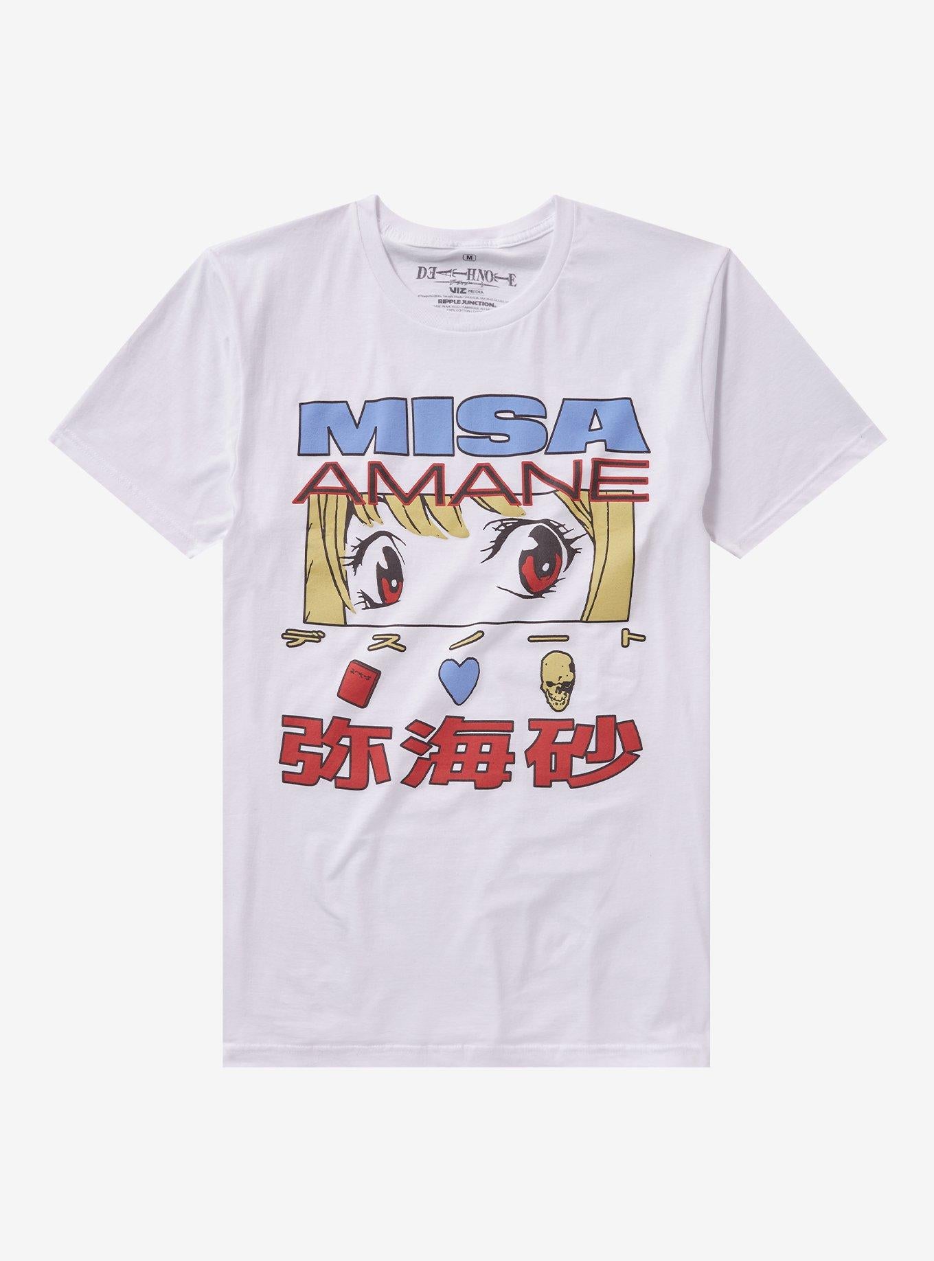 Death Note Misa Amane Eye Panel Girls T-Shirt