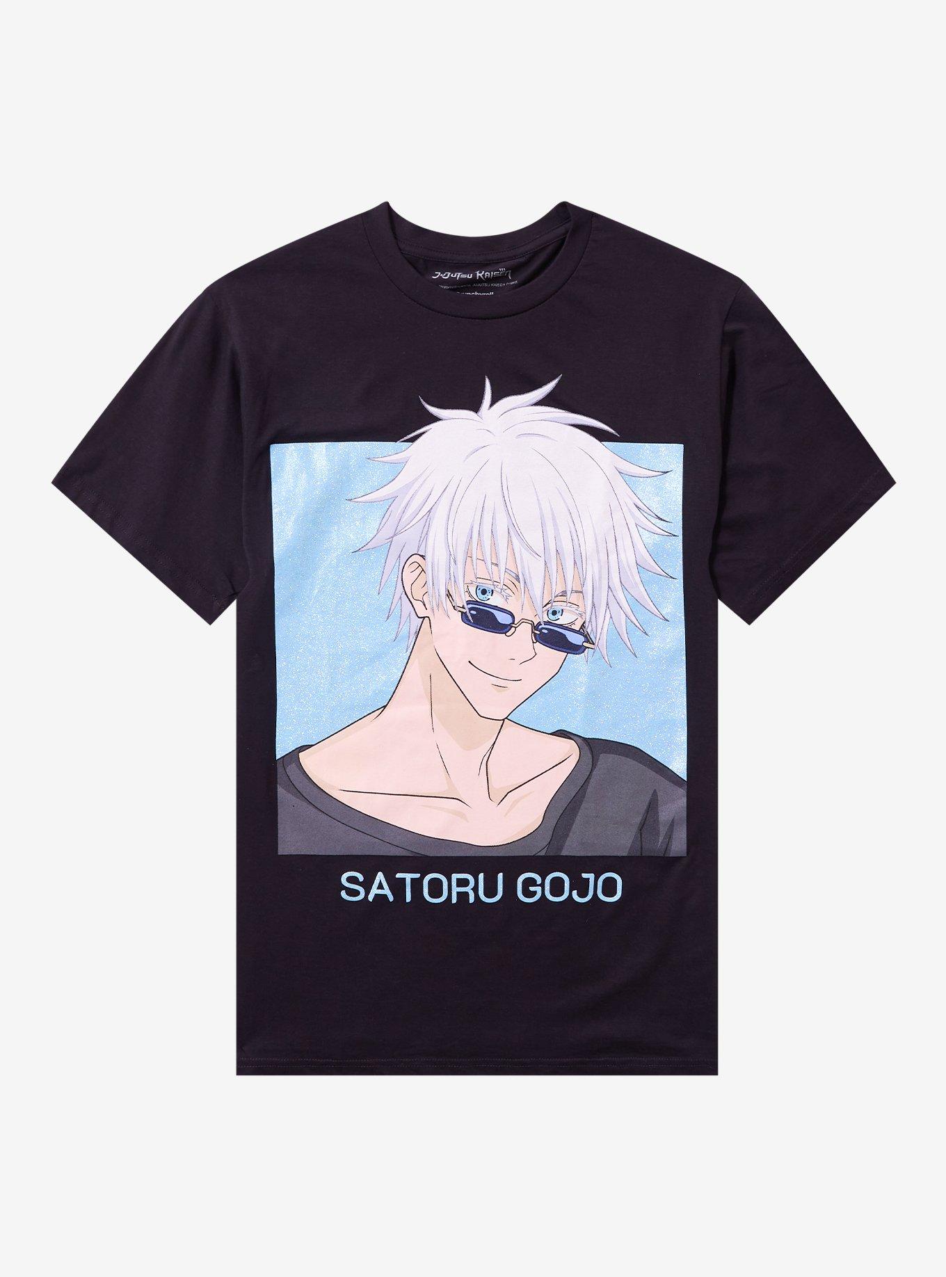 Jujutsu Kaisen Gojo Glitter Portrait T-Shirt