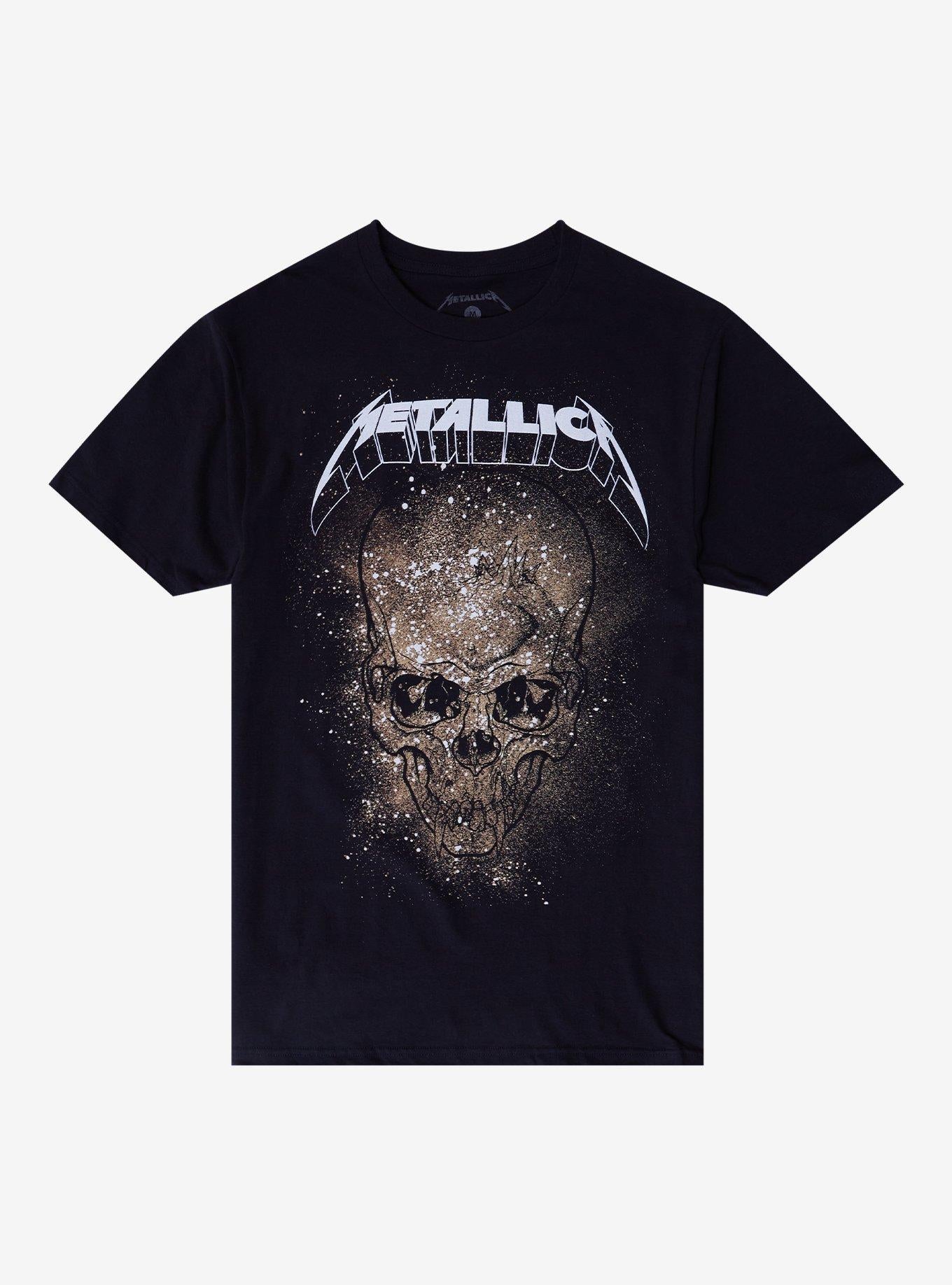 Metallica Splattered Demon Skull T-Shirt