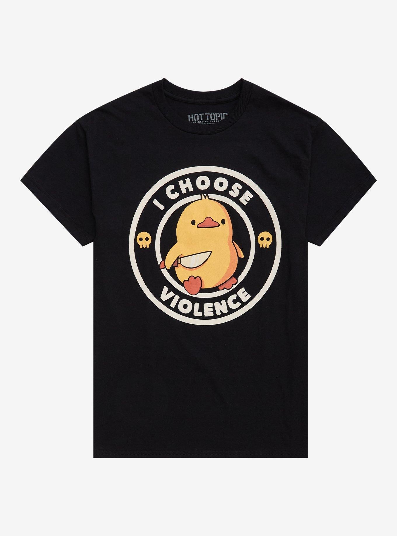 Choose Violence Duck TShirt By Tobe Fonseca Graphic Tee | Graphic Tee | Unisex Shirt | Soft Comfortable Wear