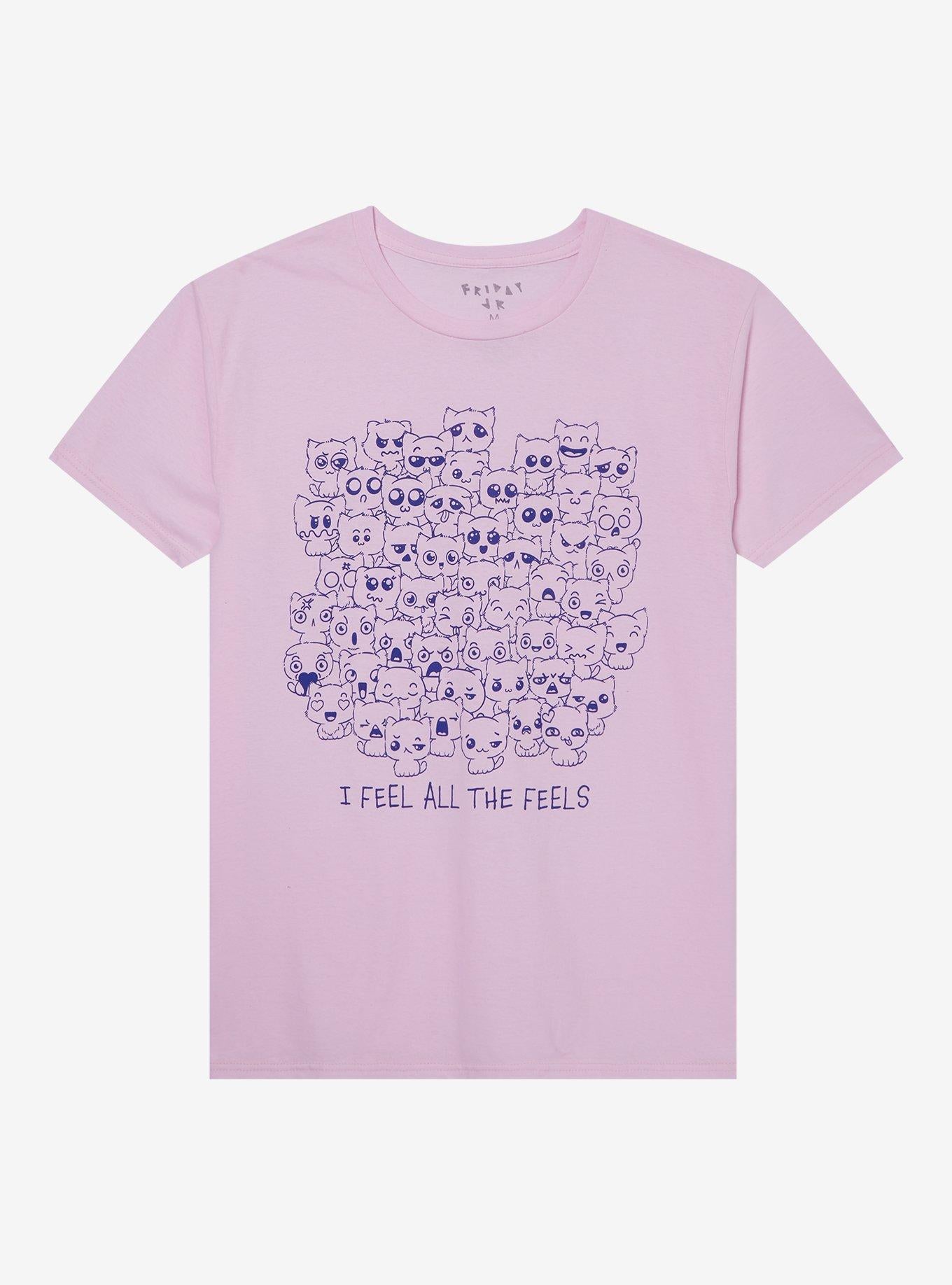 Cat All The Feels TShirt By Friday Jr Graphic Tee | Graphic Tee | Unisex Shirt | Premium Quality Apparel