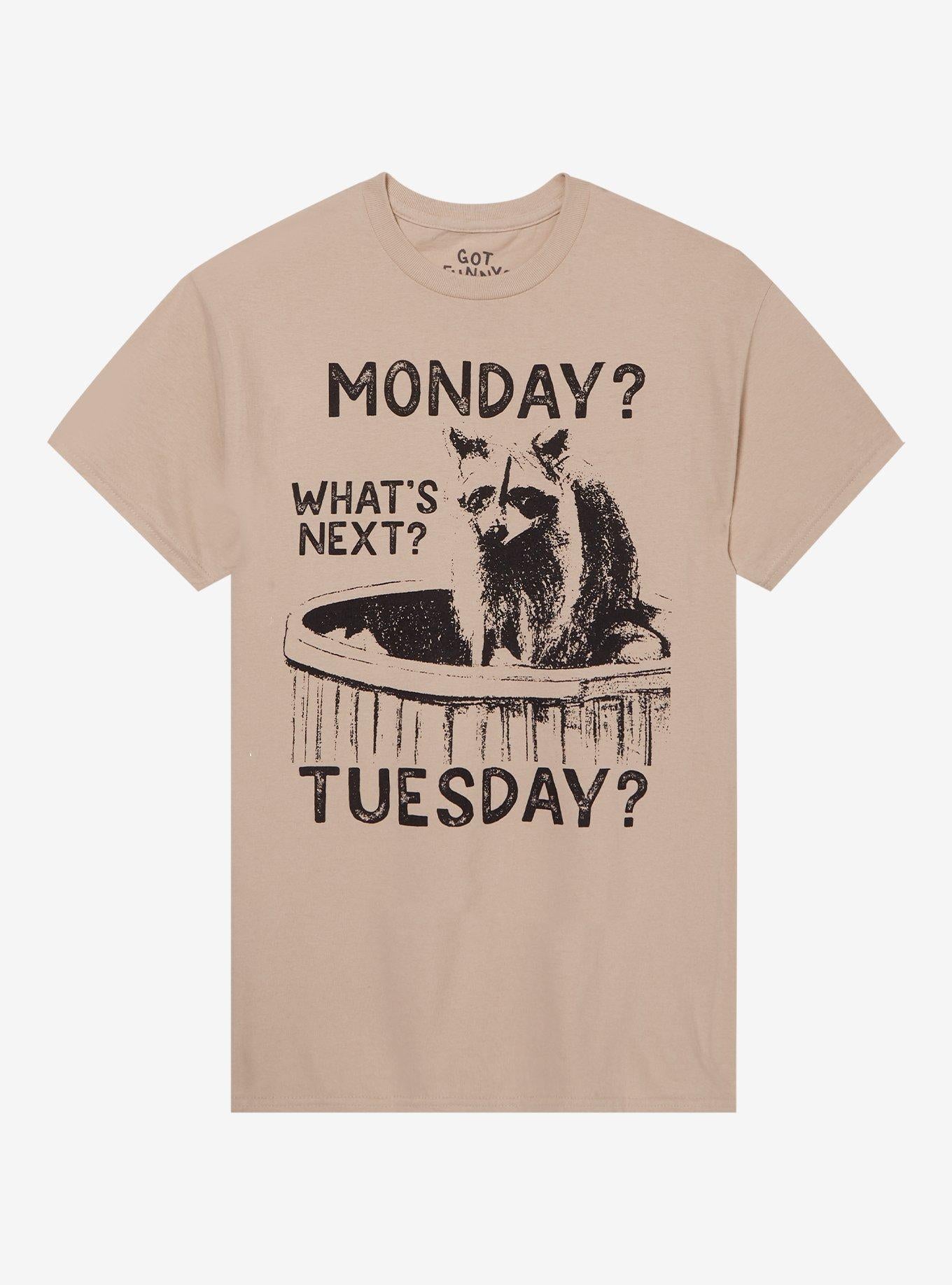 Raccoon Days Of The Week TShirt By Got Funny Graphic Tee | Graphic Tee | Unisex Shirt | Best-Selling Design