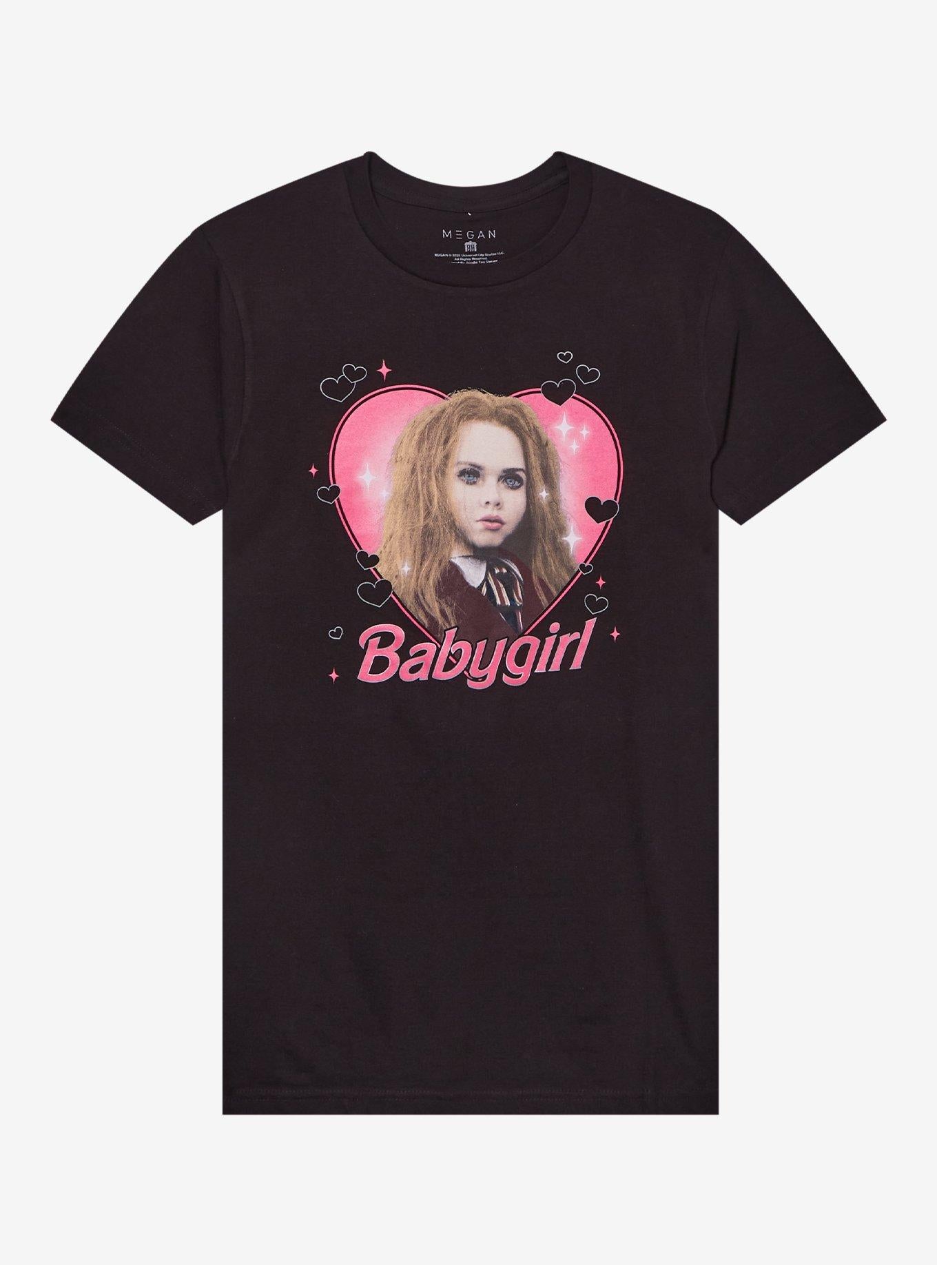 M3GAN Babygirl Heart Portrait Girls T-Shirt
