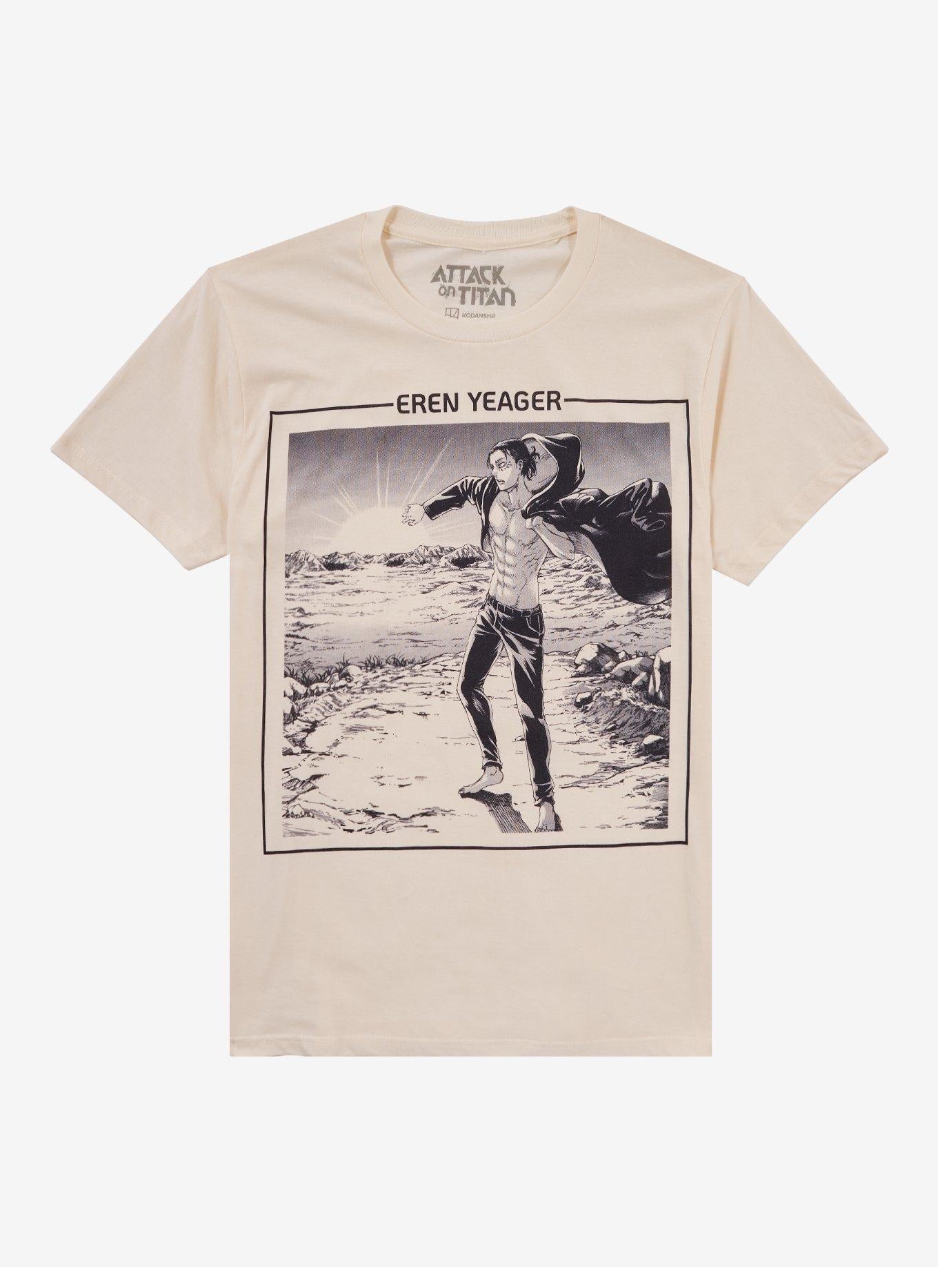 Attack On Titan Eren Yeager Manga Panel T-Shirt