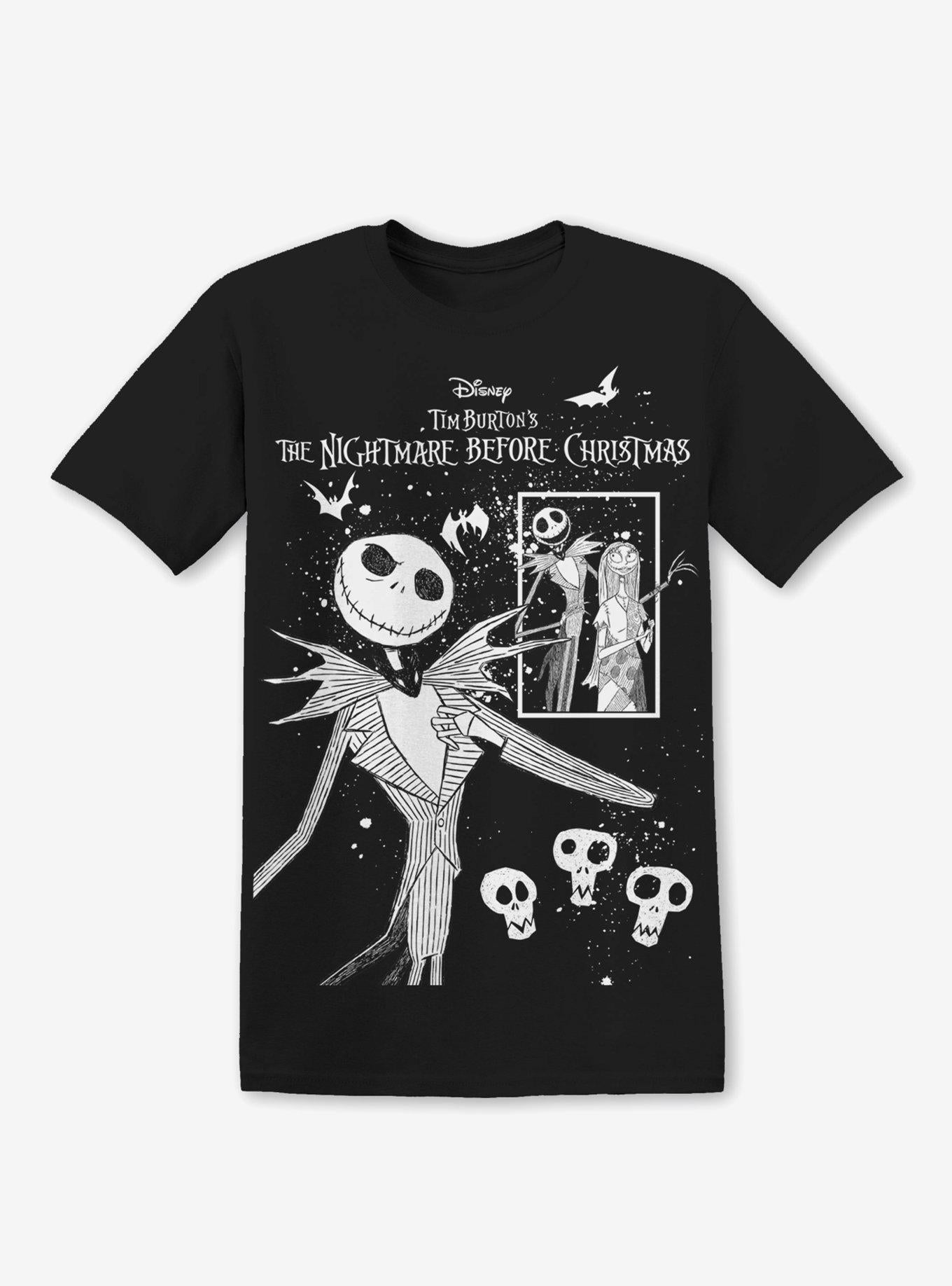 The Nightmare Before Christmas Jack Sally Girls TShirt Graphic Tee | Graphic Tee | Unisex Shirt | Perfect Gift for Fans