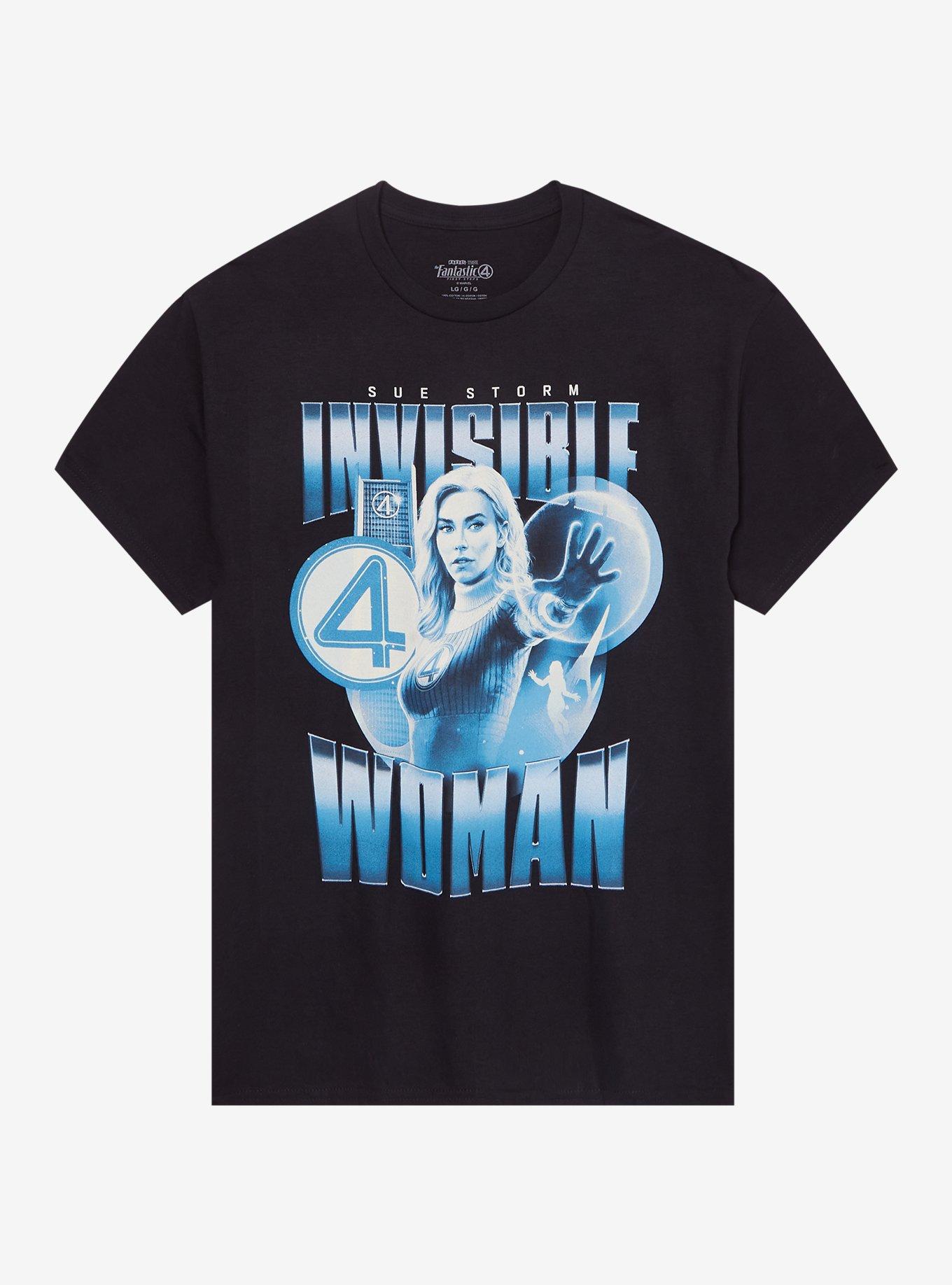 Marvel The Fantastic 4 First Steps Invisible Woman T-Shirt T-Shirt – Unique Character Design | Perfect for Daily Wear