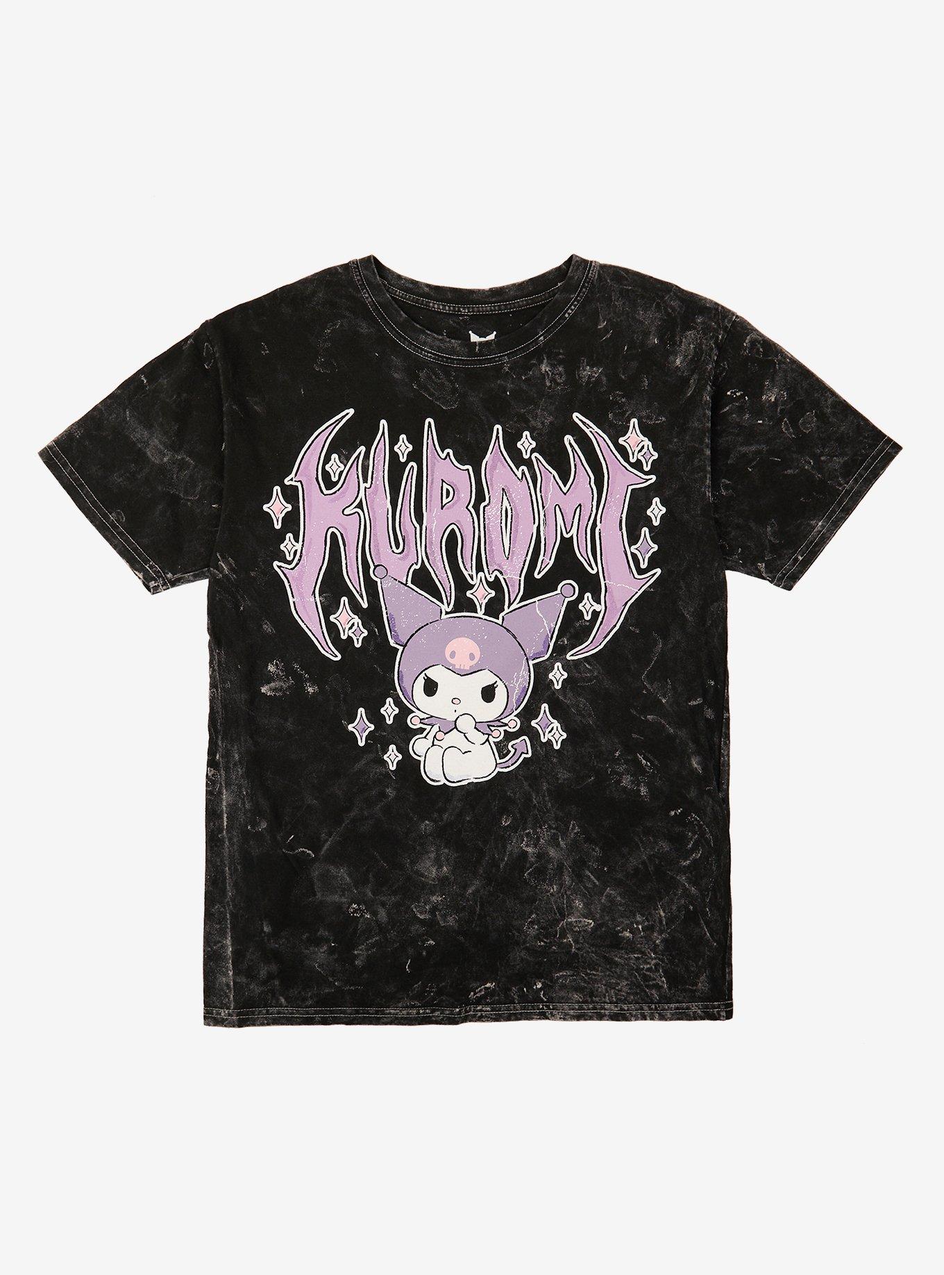 Kuromi Metal Dark Wash T-Shirt