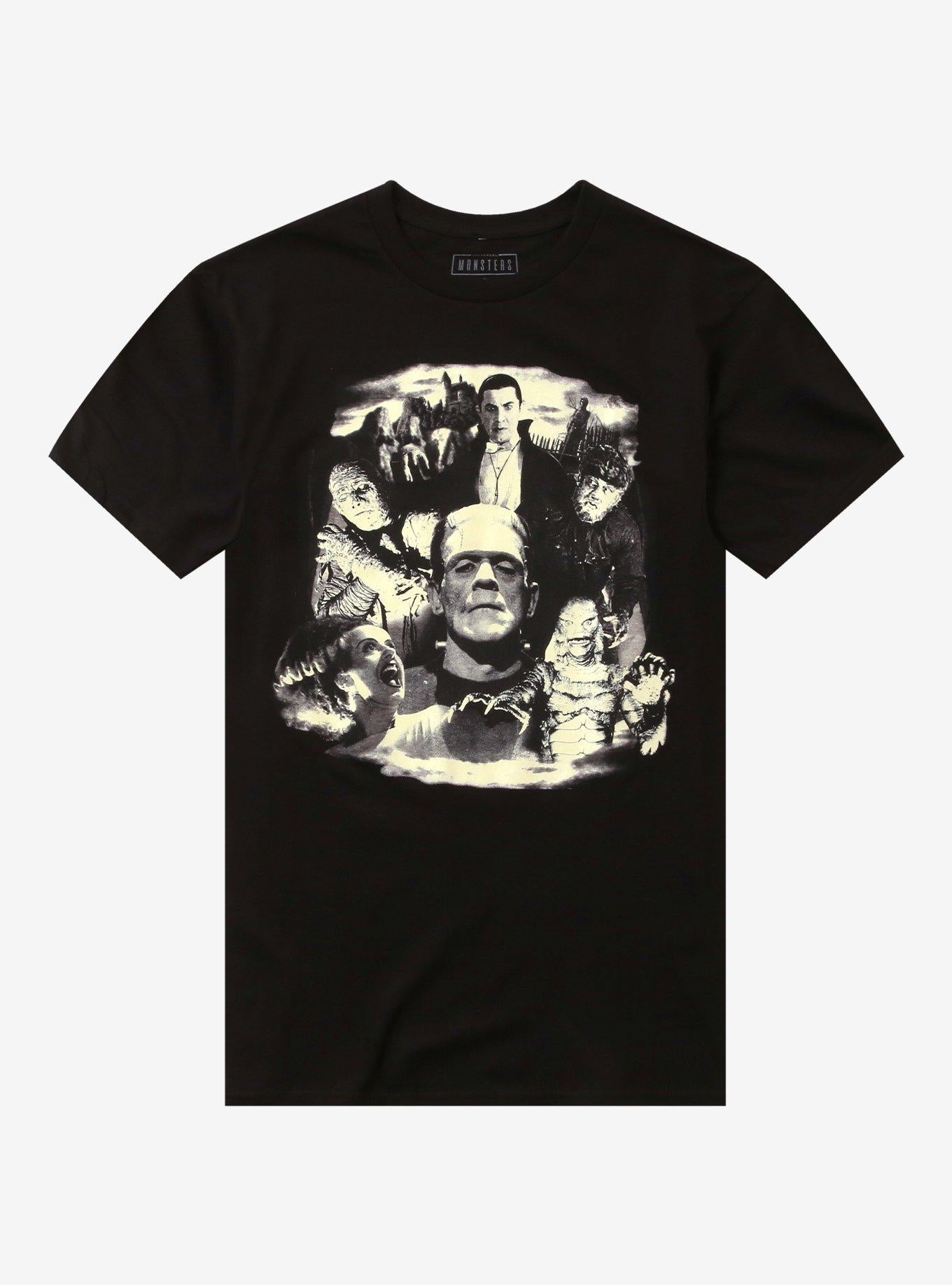 Rock Rebel Universal Monsters GlowInTheDark TShirt Graphic Tee | Graphic Tee | Unisex Shirt | High-Quality Print