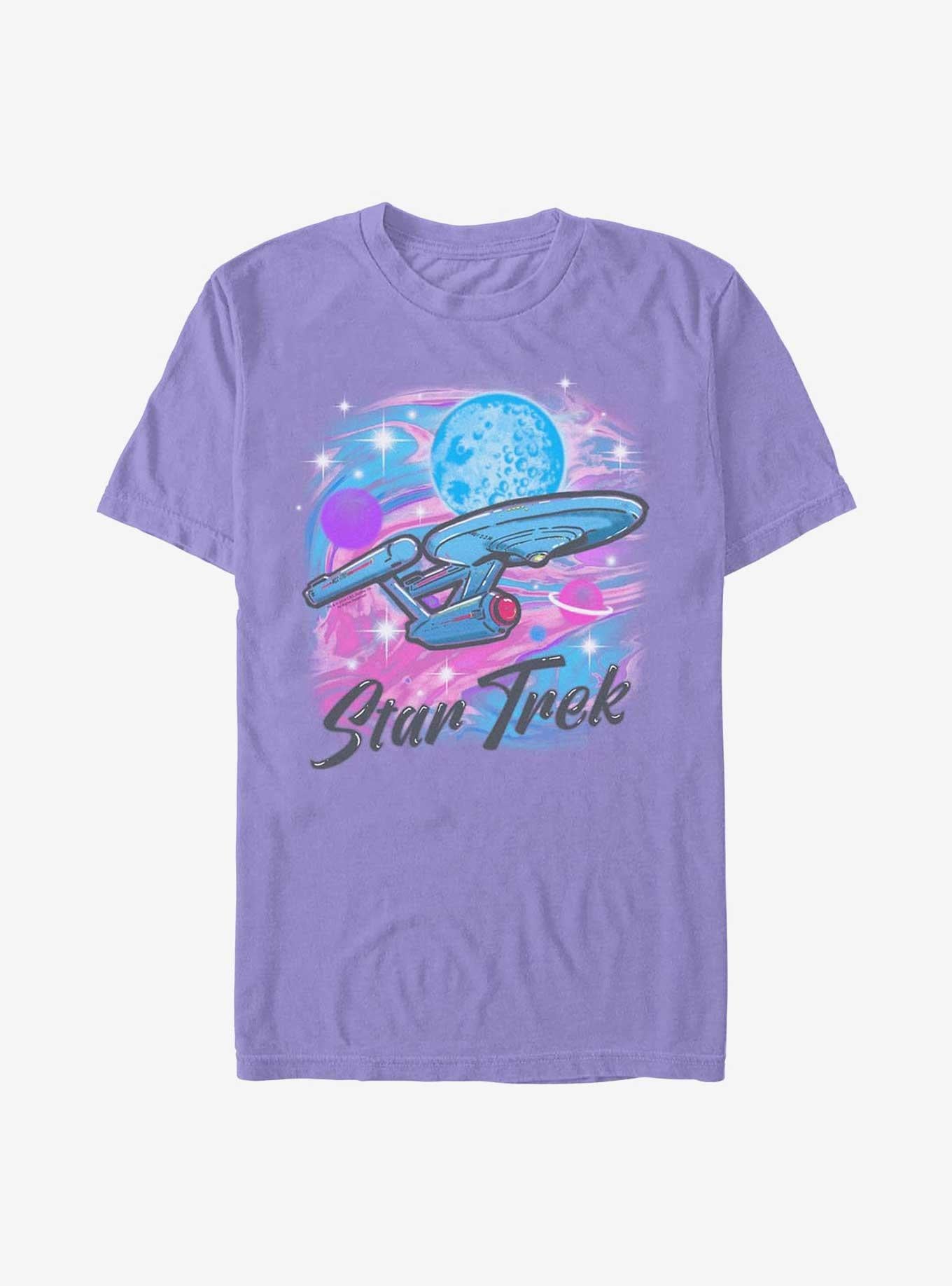 Star Trek Airbrushed Ship Garment Dye T-Shirt T-Shirt – Unique Character Design | Trending Now