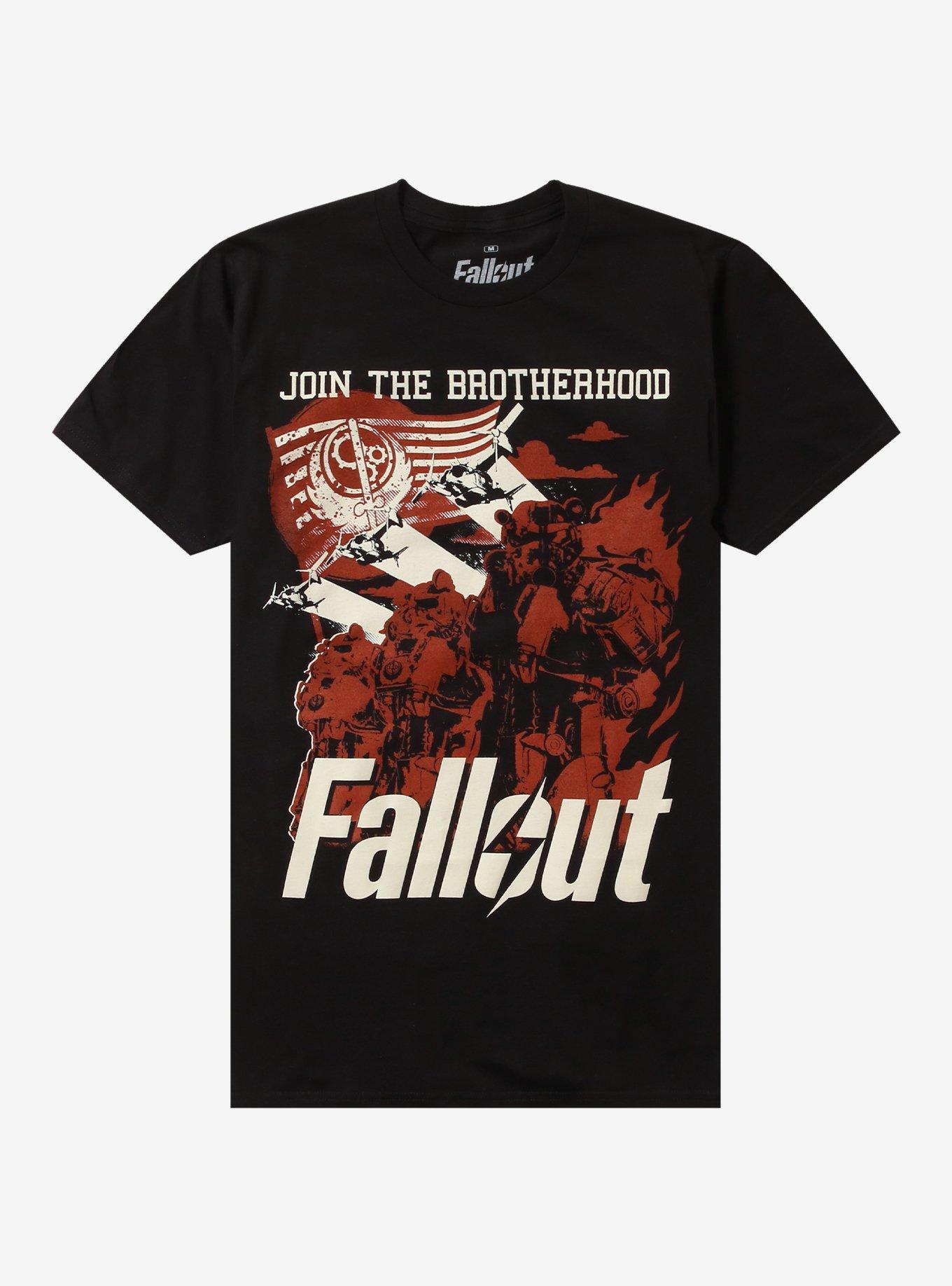 Fallout Join The Brotherhood TShirt Graphic Tee | Graphic Tee | Unisex Shirt | Premium Quality Apparel