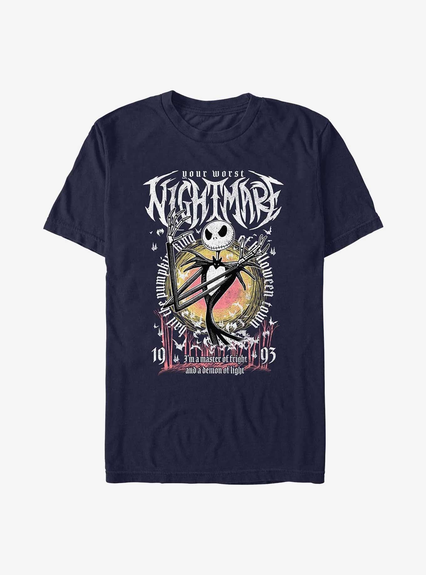Disney The Nightmare Before Christmas Long Live Pumpkin King TShirt T-Shirt | Vintage Christmas Look | Top Pick For Gifting