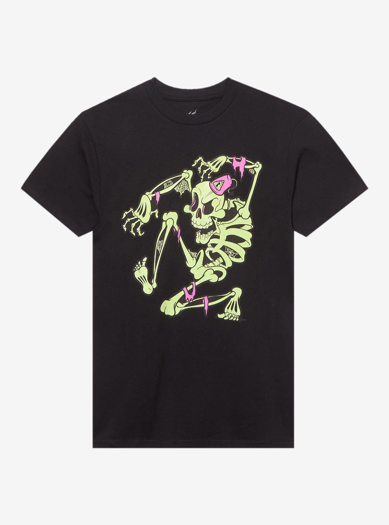 Spicy Donut GlowInTheDark Skeleton TShirt Graphic Tee | Graphic Tee | Unisex Shirt | Premium Quality Apparel