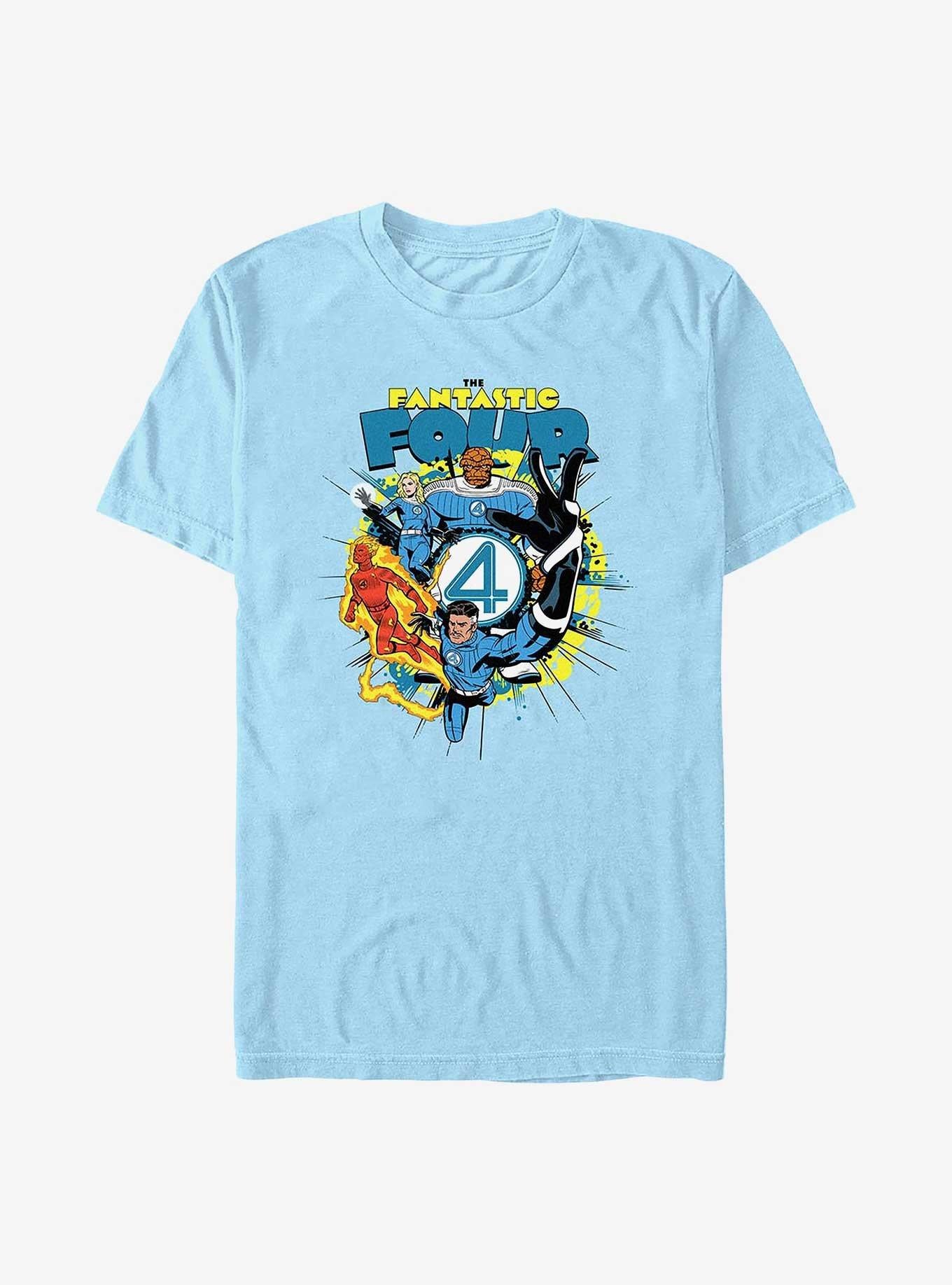 Marvel The Fantastic Four First Steps The Fantastic Four T-Shirt T-Shirt – High Detail Graphic | Great Gift for Fans