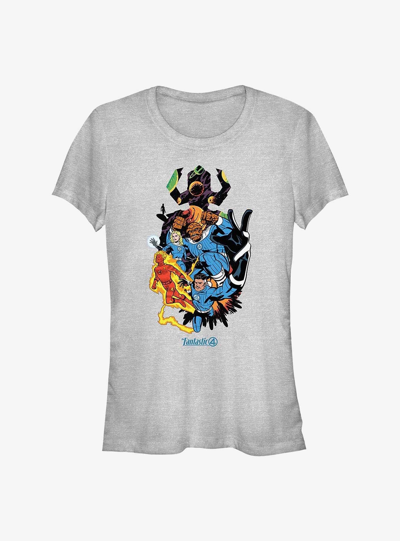 Marvel The Fantastic Four First Steps Galactus Vs Fantastic Four Girls T-Shirt T-Shirt – Exclusive Art Edition | Must-Have Style