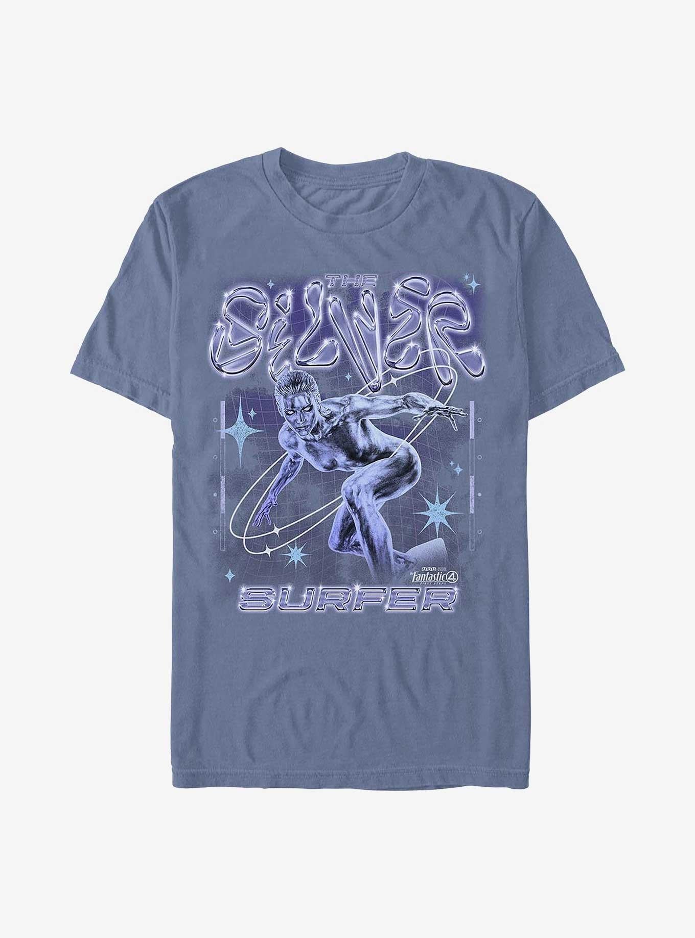 Marvel The Fantastic Four First Steps Silver Surfer Garment Dye T-Shirt Hot Topic Exclusive T-Shirt – Premium Quality Print | Trending Now