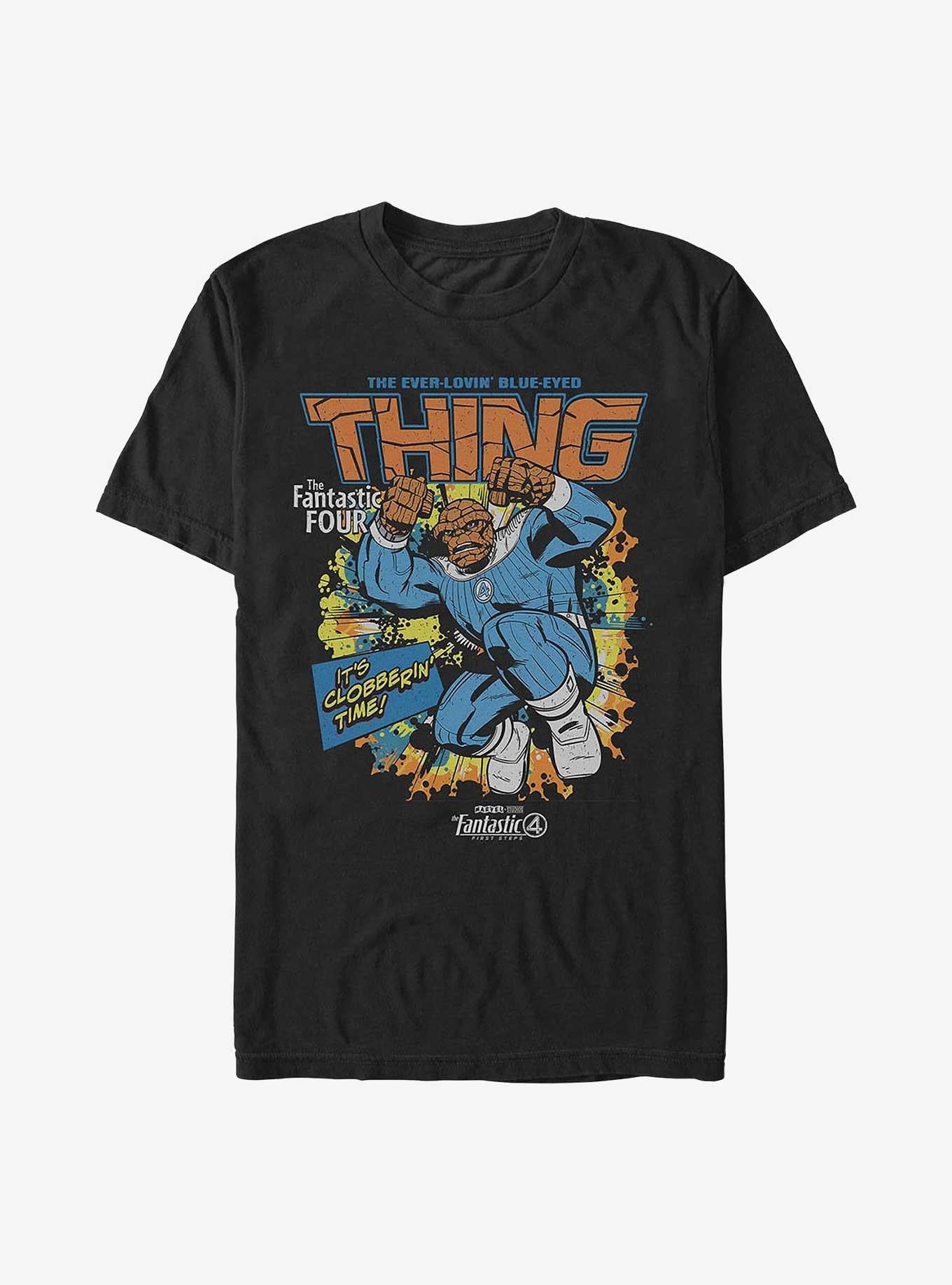 Marvel The Fantastic Four First Steps Thing Cover T-Shirt Hot Topic Exclusive T-Shirt – Vintage Style Artwork | Perfect for Daily Wear