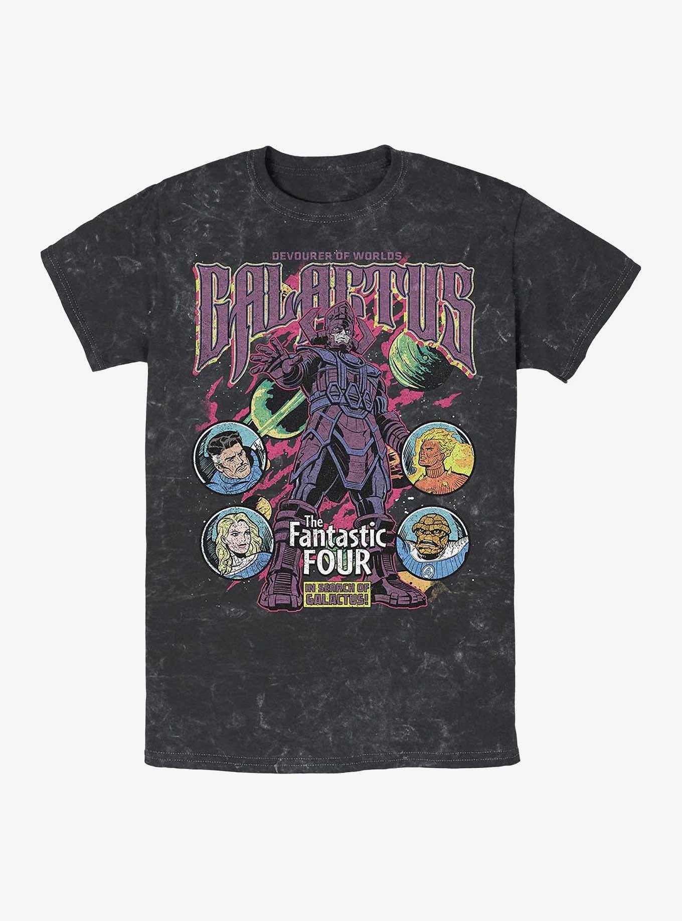 Marvel The Fantastic Four First Steps Galactus Rules Mineral Wash T-Shirt Hot Topic Exclusive T-Shirt – High Detail Graphic | Great Gift for Fans