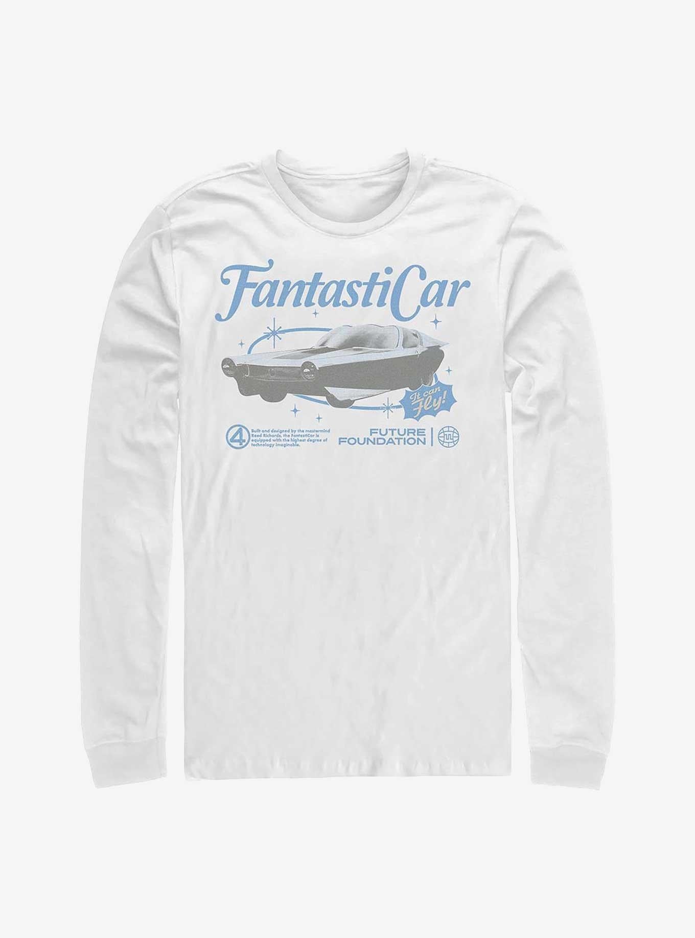 Marvel The Fantastic Four First Steps Fantastic Car Long-Sleeve T-Shirt Hot Topic Exclusive T-Shirt – Exclusive Art Edition | Perfect for Daily Wear