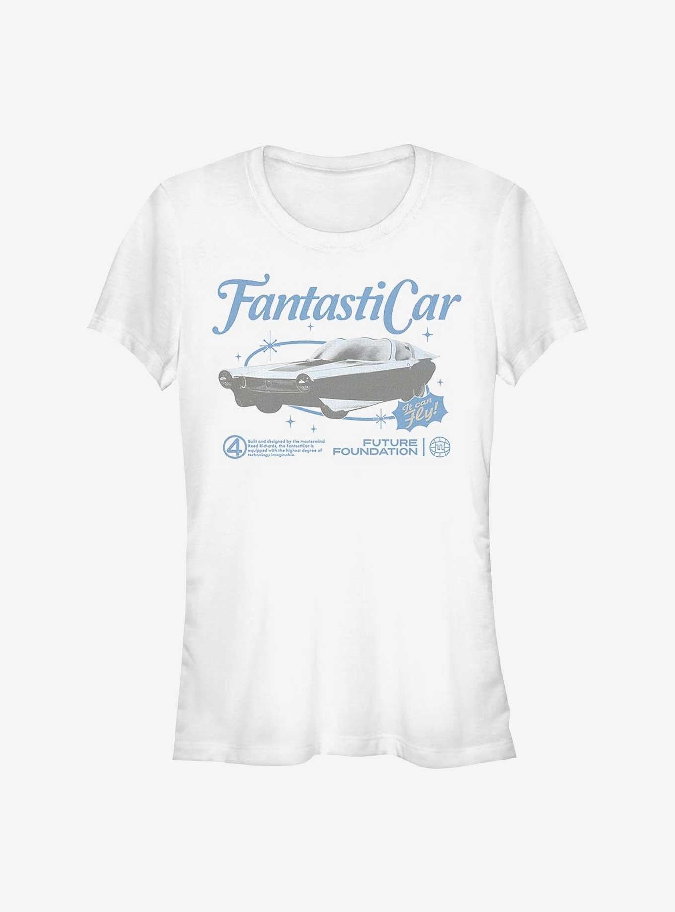 Marvel The Fantastic Four First Steps Fantastic Car Girls T-Shirt Hot Topic Exclusive T-Shirt – Unique Character Design | Perfect for Daily Wear