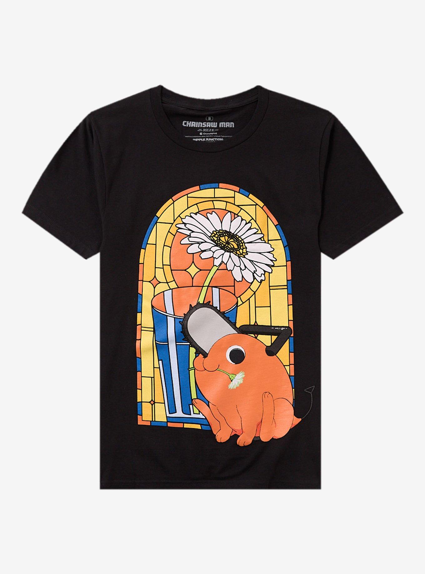 Chainsaw Man Pochita Stained Glass T-Shirt