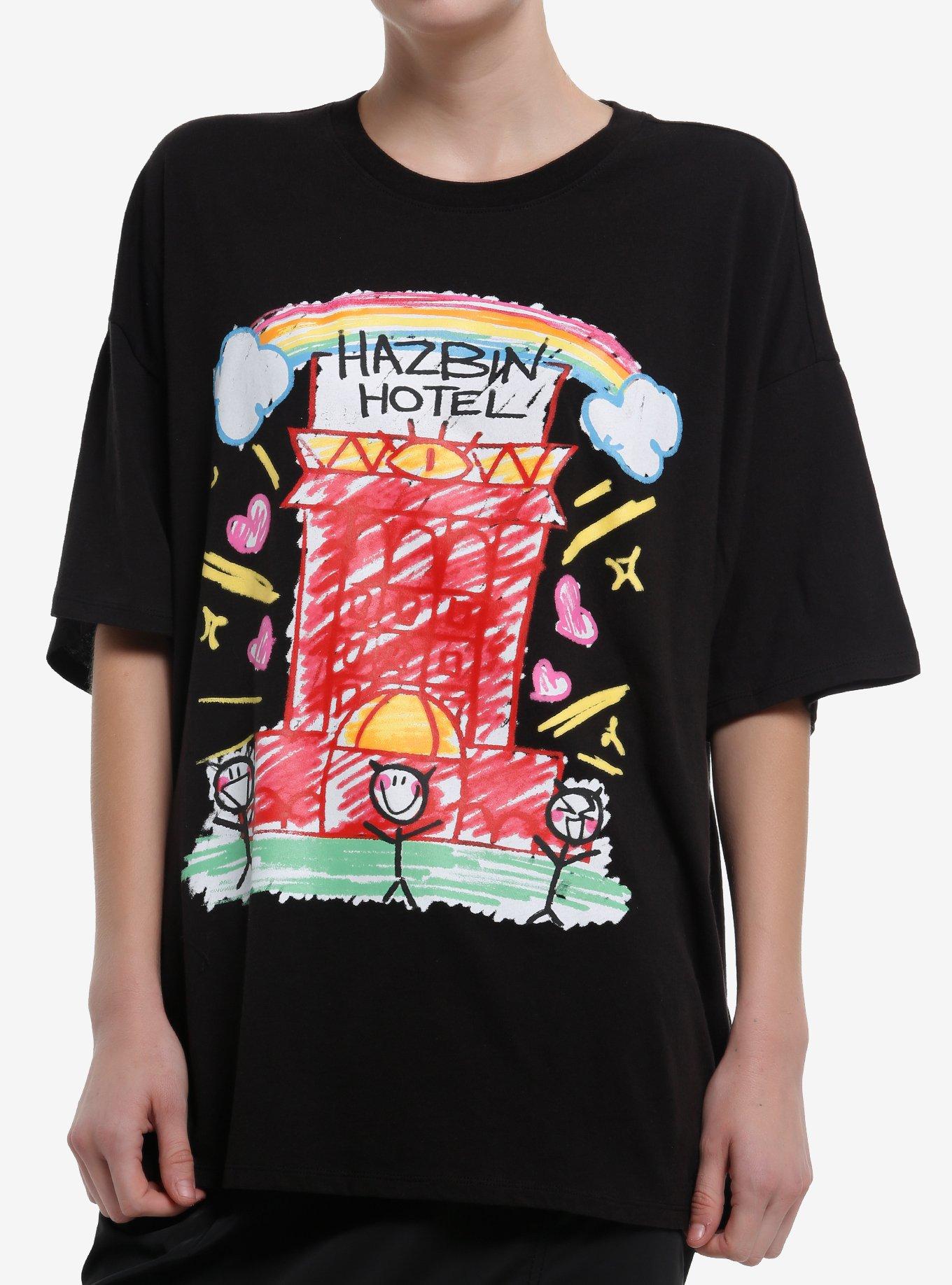 Hazbin Hotel Charlie Doodles Oversized T-Shirt