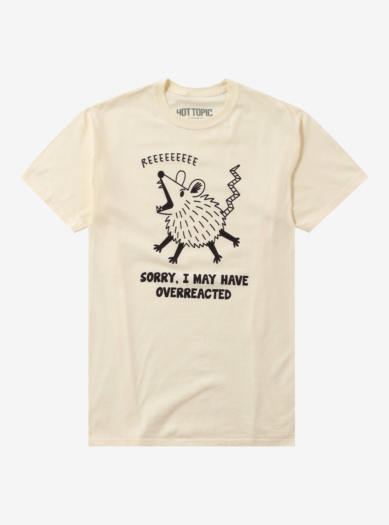 Overreacted Possum Yelling TShirt Graphic Tee | Graphic Tee | Unisex Shirt | Best-Selling Design
