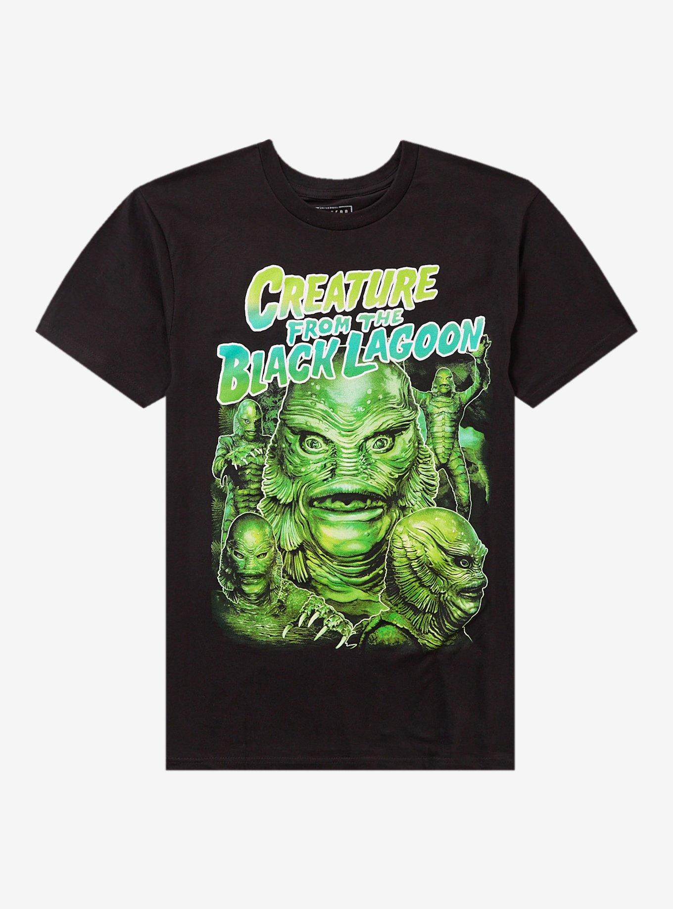 Rock Rebel Universal Monsters Creature From The Black Lagoon Collage TShirt Graphic Tee | Graphic Tee | Unisex Shirt | Premium Quality Apparel