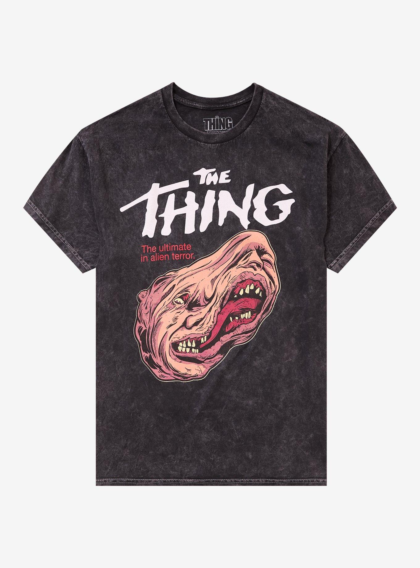 The Thing Ultimate Alien Terror MineralWash TShirt Graphic Tee | Graphic Tee | Unisex Shirt | High-Quality Print