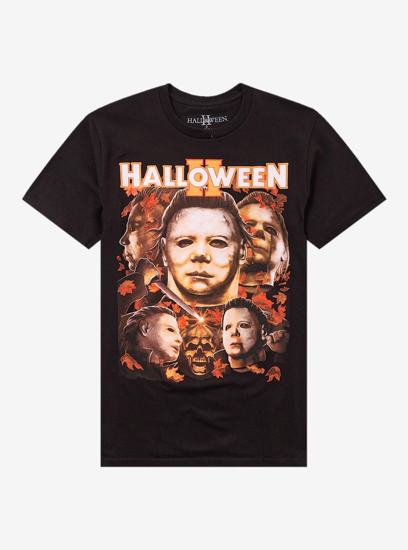 Rock Rebel Halloween II Michael Myers Collage TShirt Graphic Tee | Graphic Tee | Unisex Shirt | Soft Comfortable Wear
