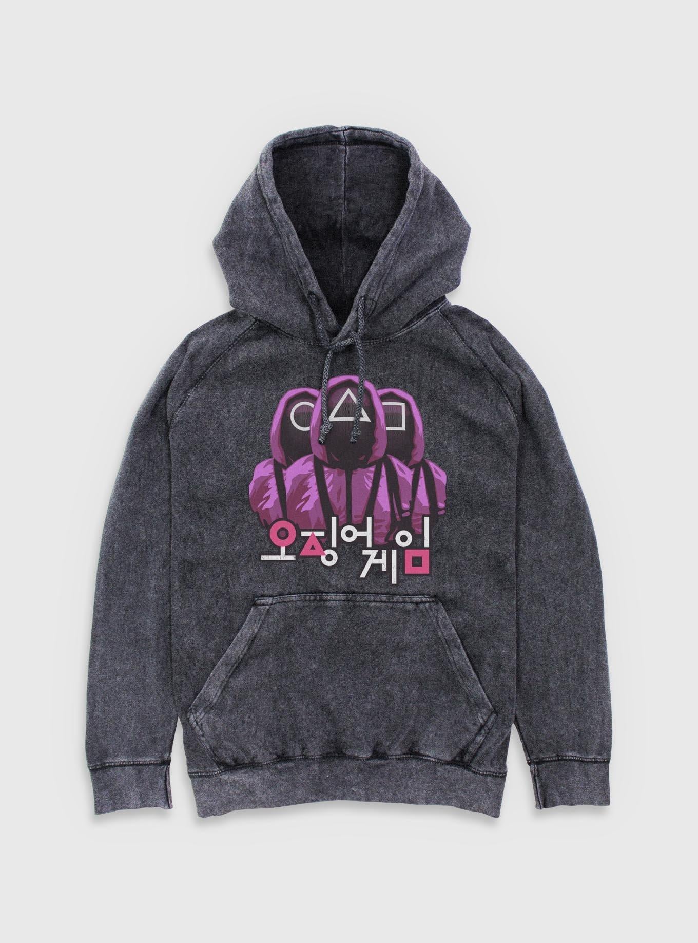 Squid Game Guards Mineral Wash Hoodie