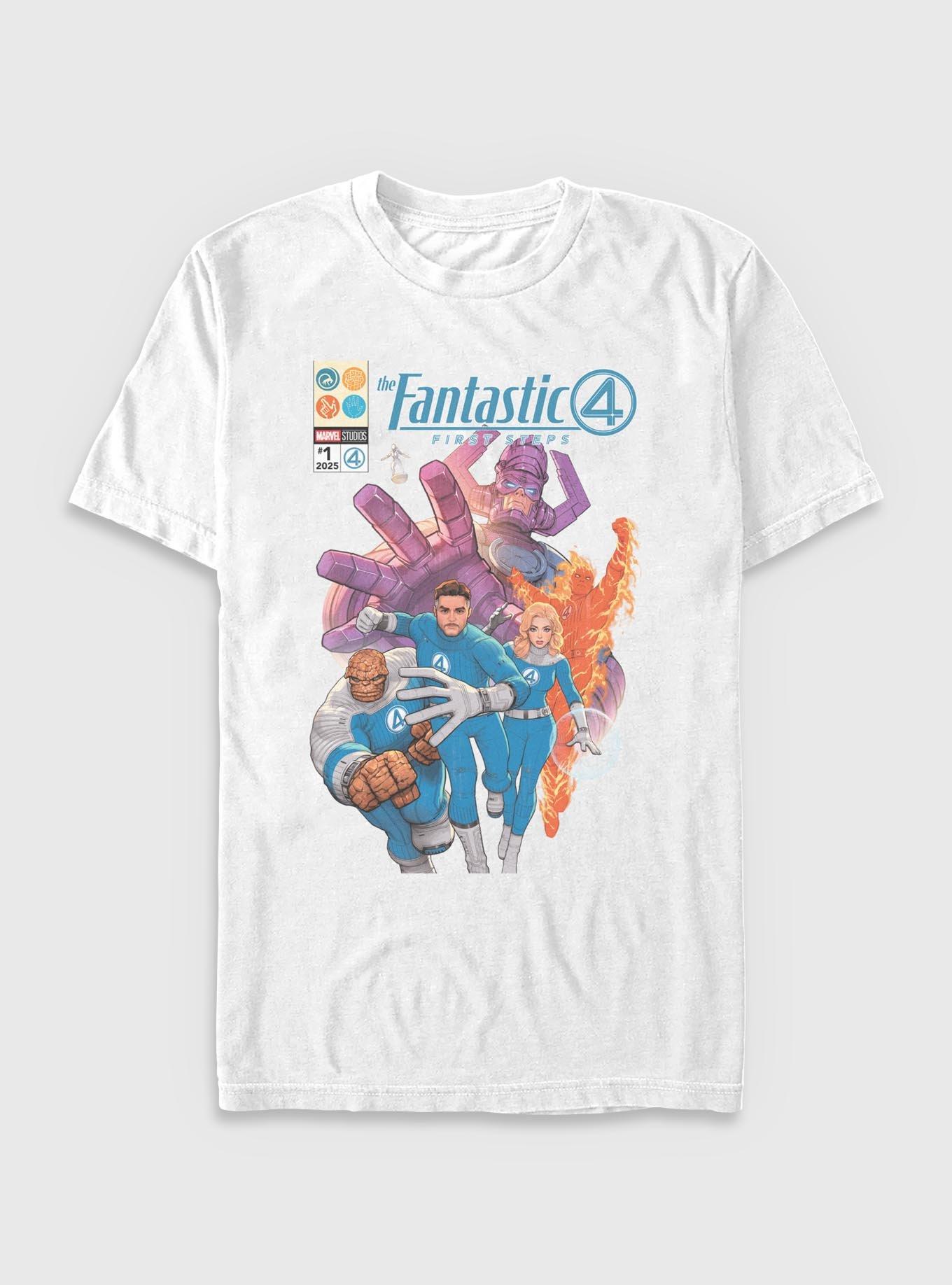 Marvel The Fantastic Four First Steps The Fantastic Four Poster T-Shirt Poster – Official Fan Merchandise | Great Gift for Fans
