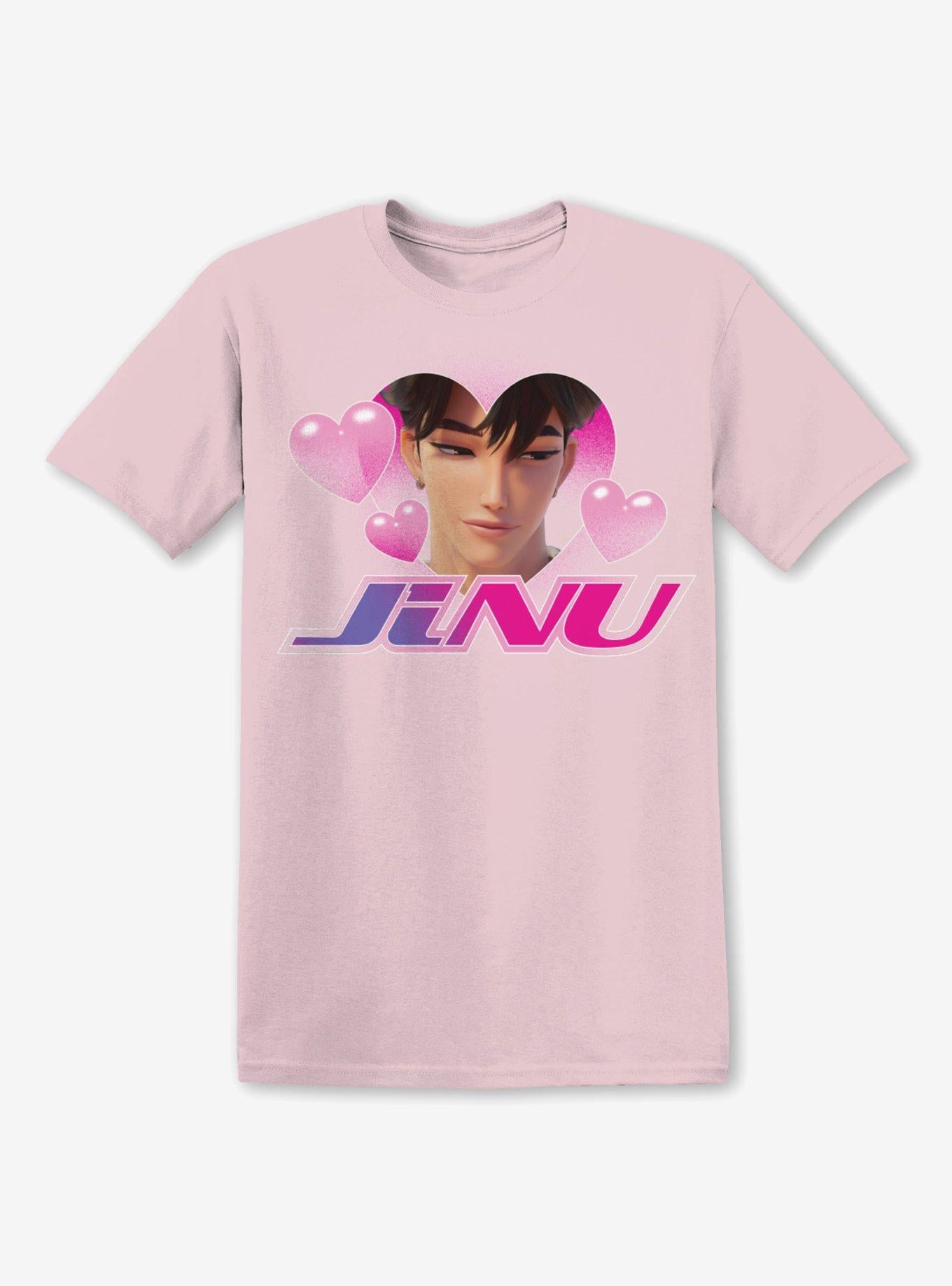 KPop Demon Hunters Jinu Heart Portrait T-Shirt