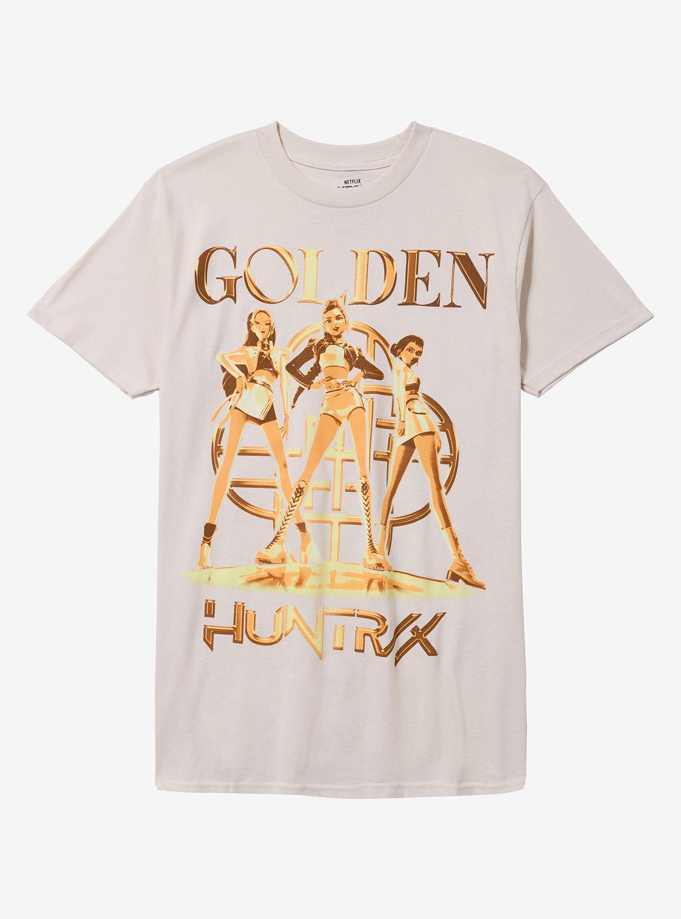 KPop Demon Hunters Huntrix Golden Tour T-Shirt