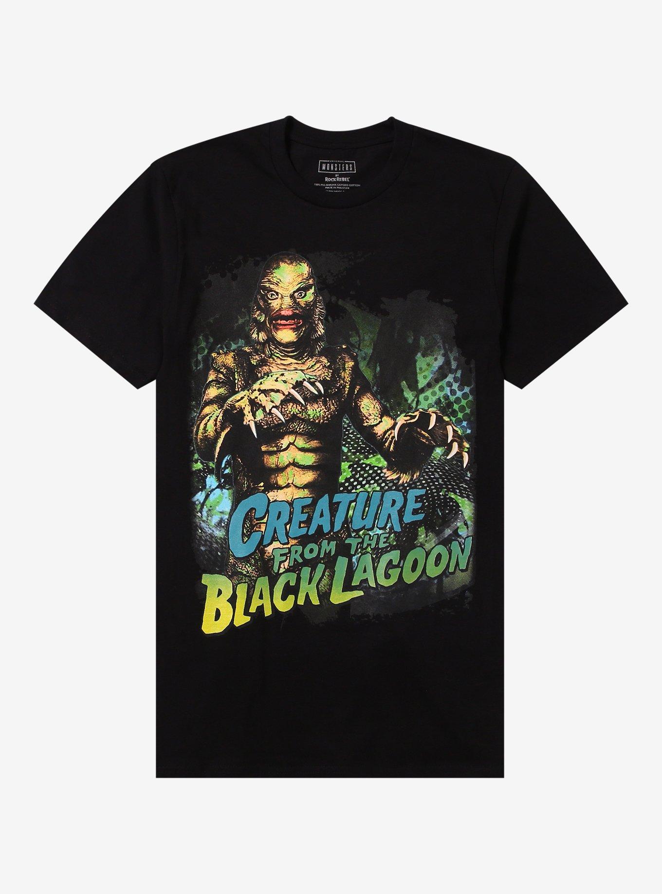 Universal Monsters Creature From The Black Lagoon Portrait T-Shirt