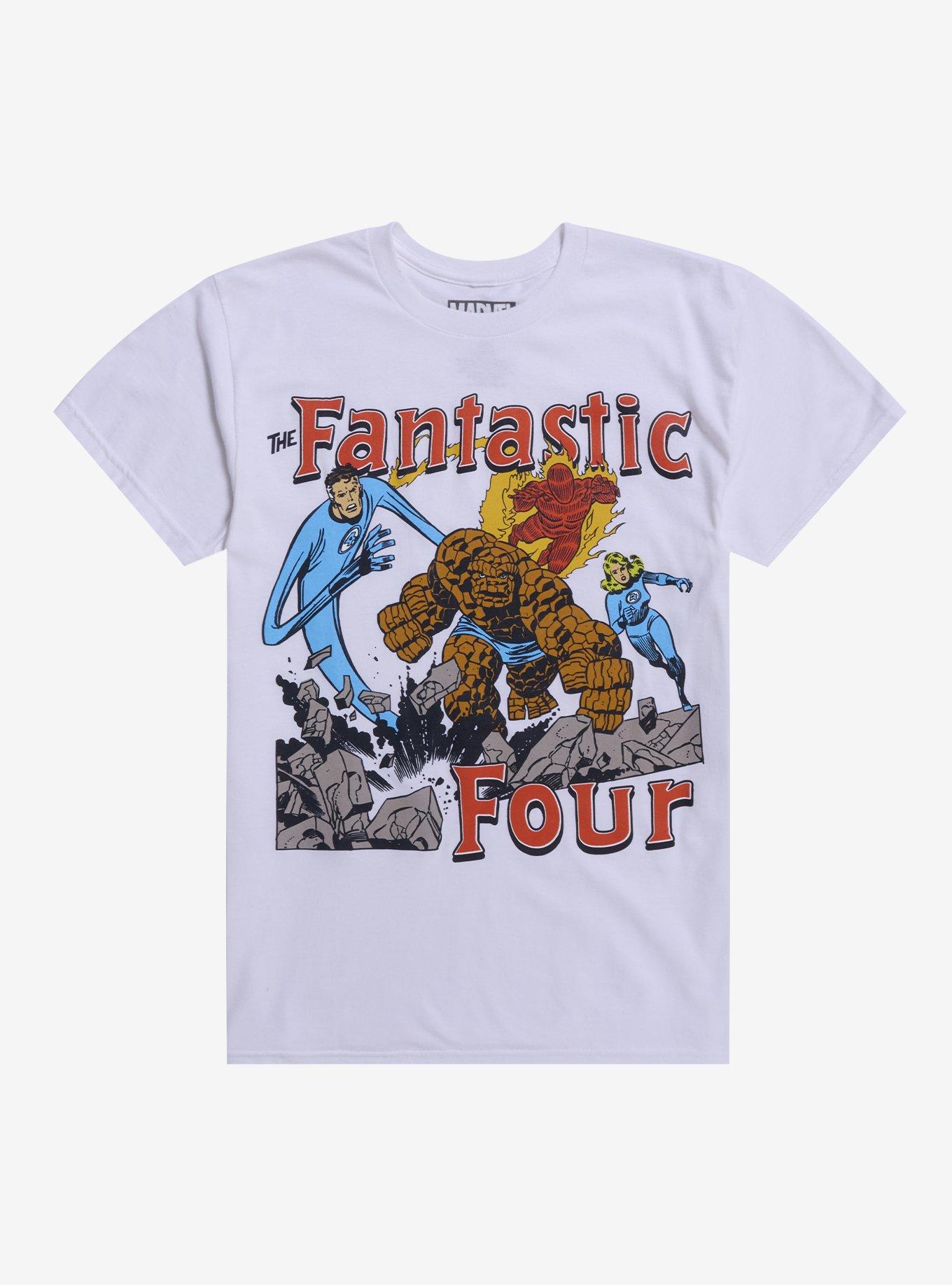 Marvel The Fantastic Four Classic Group T-Shirt T-Shirt – Unique Character Design | Trending Now